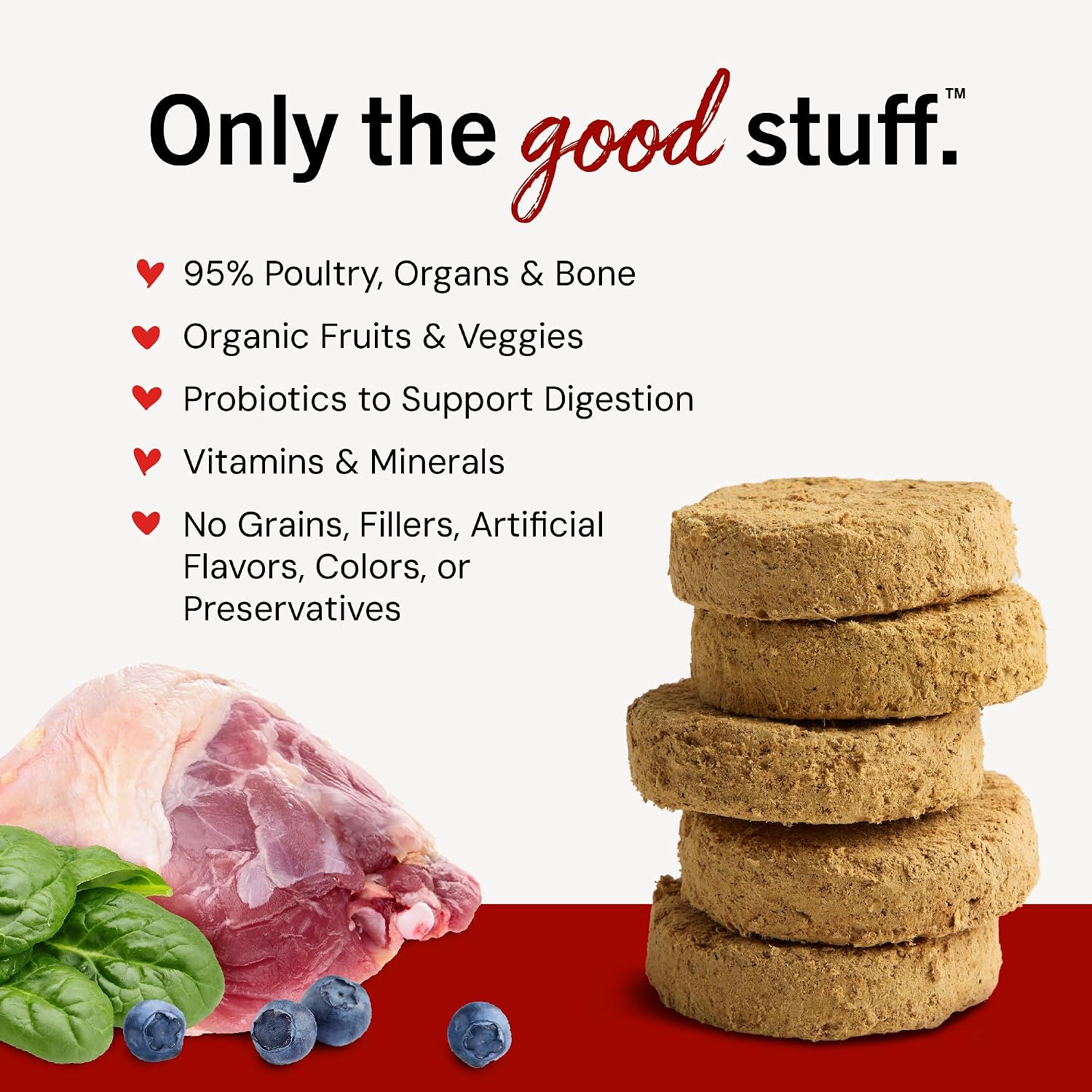 Stella & Chewy’s Freeze Dried Raw Dinner Patties – Grain Free Dog Food, Protein Rich Stella’s Super Beef Recipe – 5.5 oz