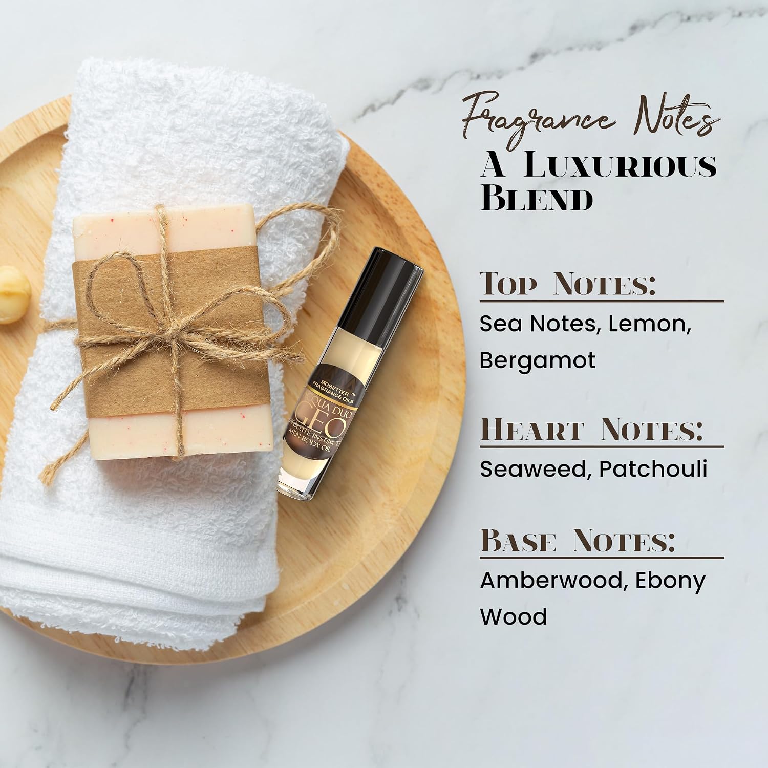 MOBETTER FRAGRANCE OILS Agua Duo Geo Men Fragrance Body Oil