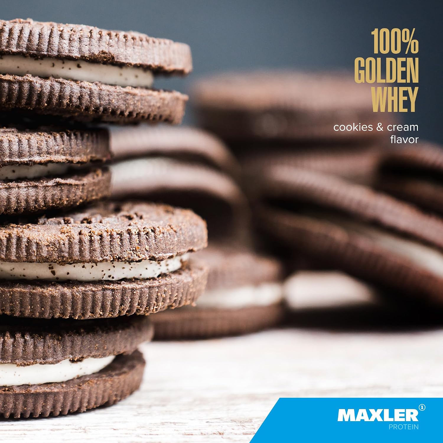 100% Golden Whey Protein - 24g of Protein per Serving - Whey Protein Powder for Pre Post Workout - Fast-Absorbing Whey Concentrate, Isolate & Hydrolysate Blend - Vanilla Ice Cream 2 lb