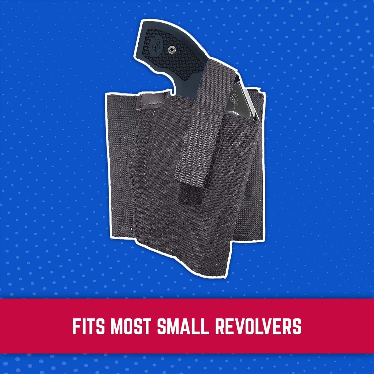DeSantis Apache Ankle Rig - Concealed Ankle Holster, Elastic Ankle Holster, Conceal Carry Gun Holster for Revolver