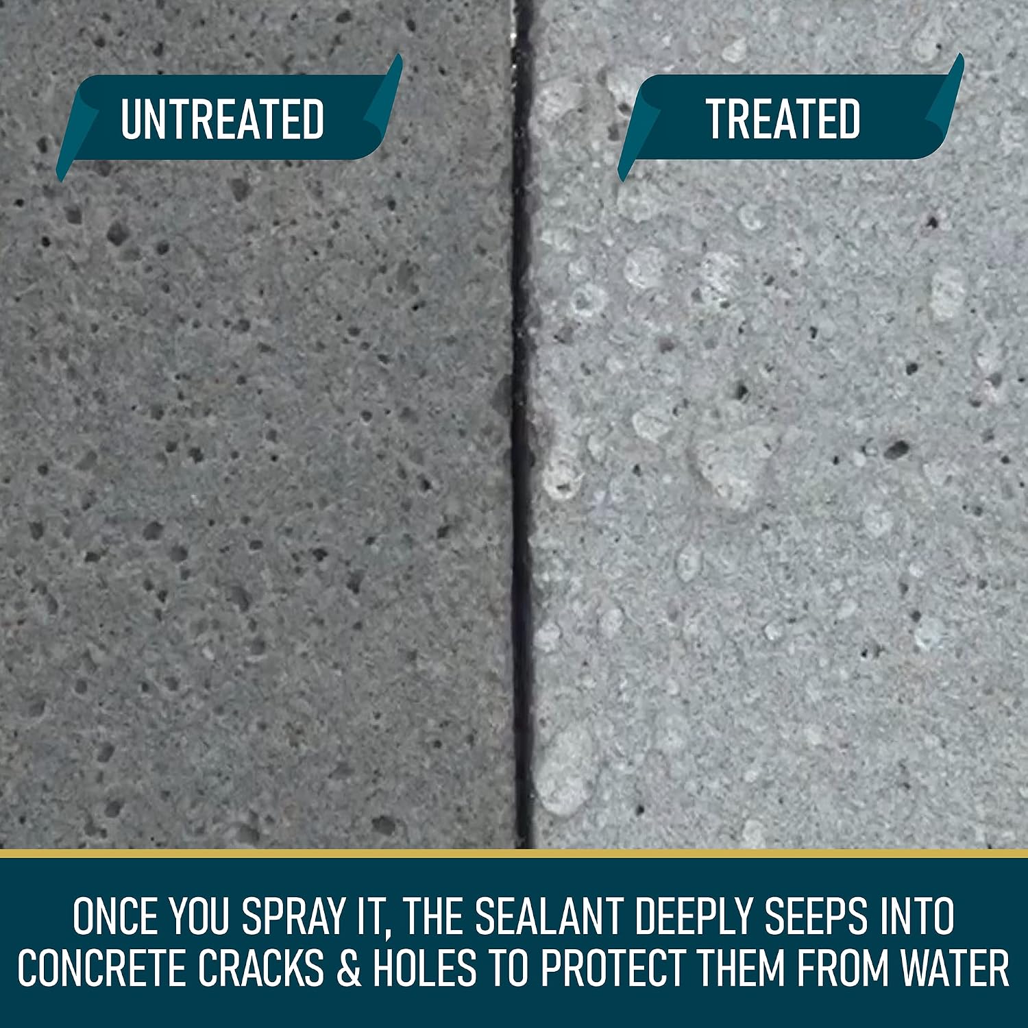 NOON'S UP Mica-Seal Waterproof Bird Bath & Concrete Sealer Spray, 16.90 oz