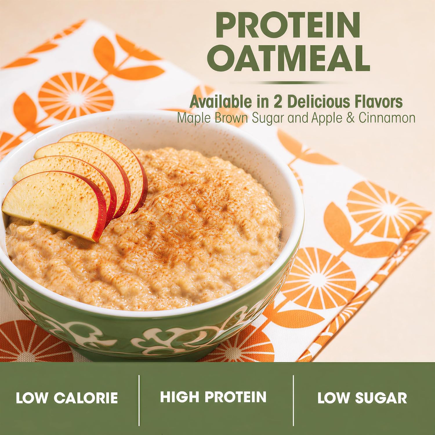 BariWise Instant High Protein Oatmeal – 7 Servings (Maple & Brown Sugar)