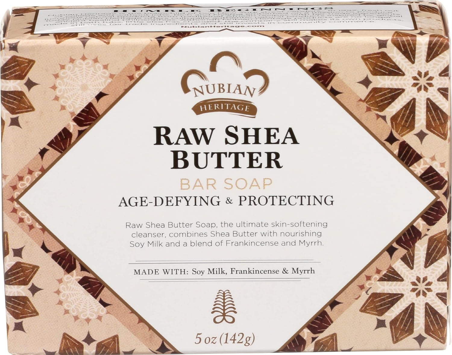 Bar Soap Raw Shea Butter 5 Oz By Nubian Heritage