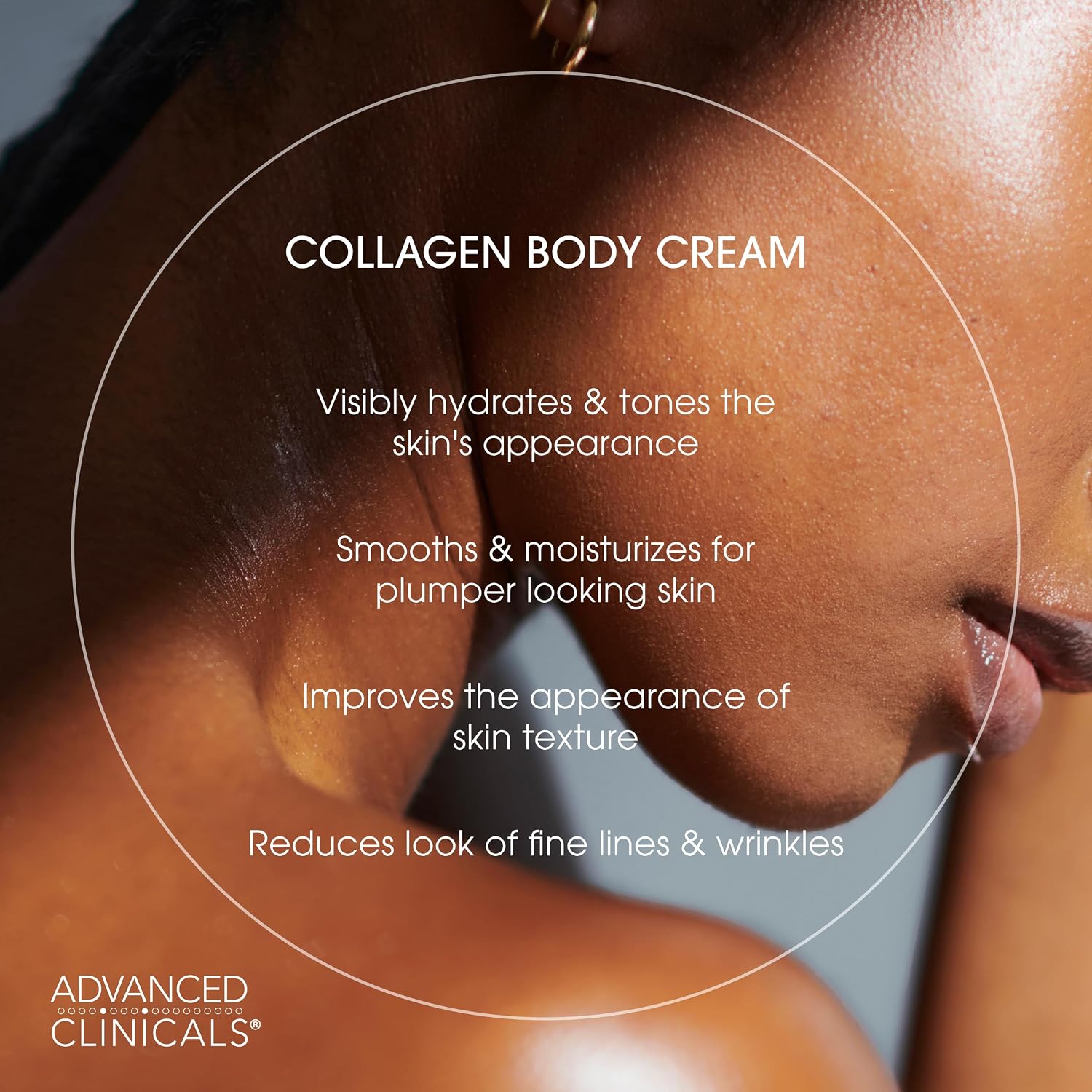Advanced Clinicals Hydrating Collagen Oil For Body & After Shower | Visible Anti Aging Moisturizing Collagen Body Oil For Women & Men Helps Soften Appearance Of Crepe Skin & Wrinkles, 3.8 Fl Oz