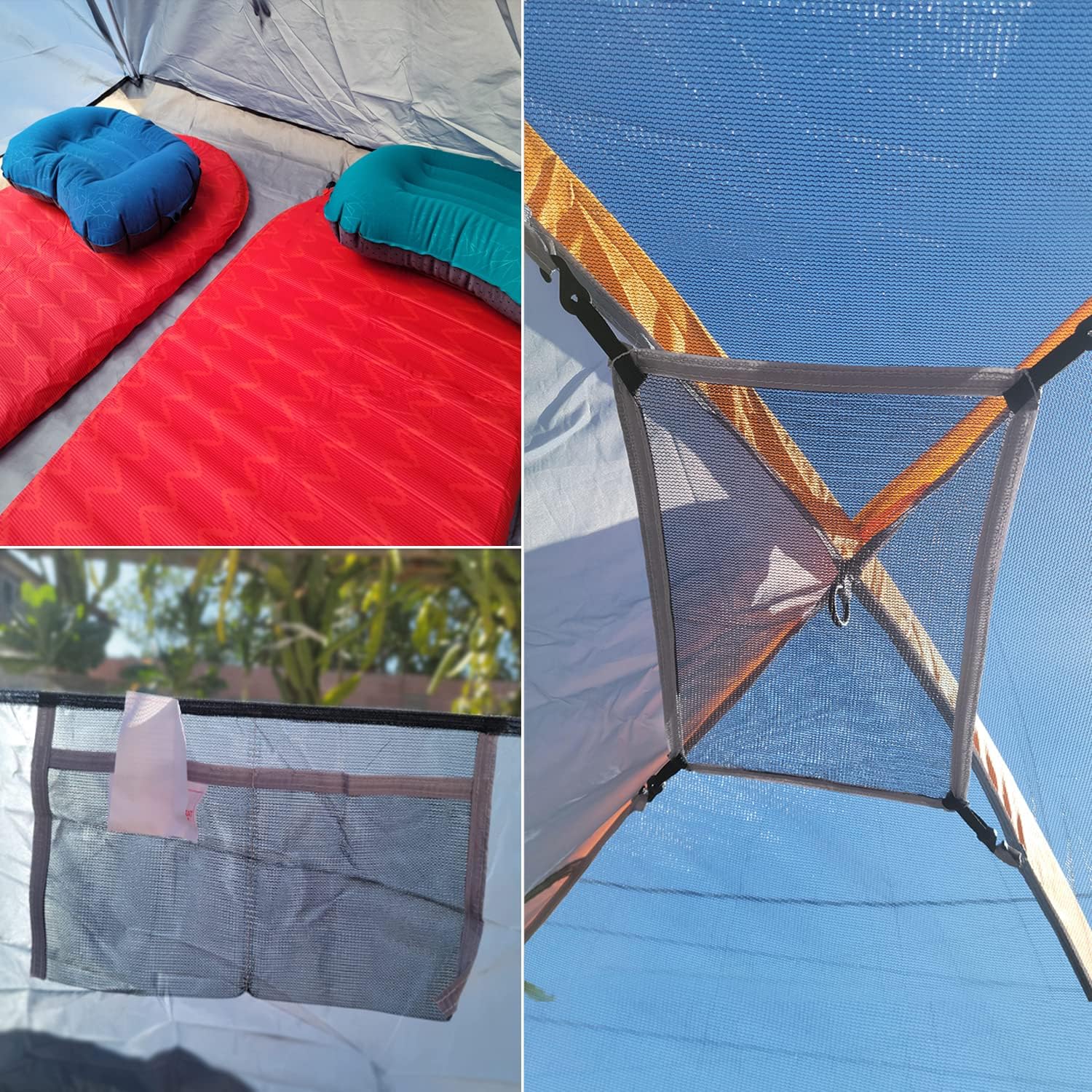 Camping Tent 2-4 Person, Waterproof Windproof Tent with Rainfly Easy Set up-Portable Dome Tents for Camping…