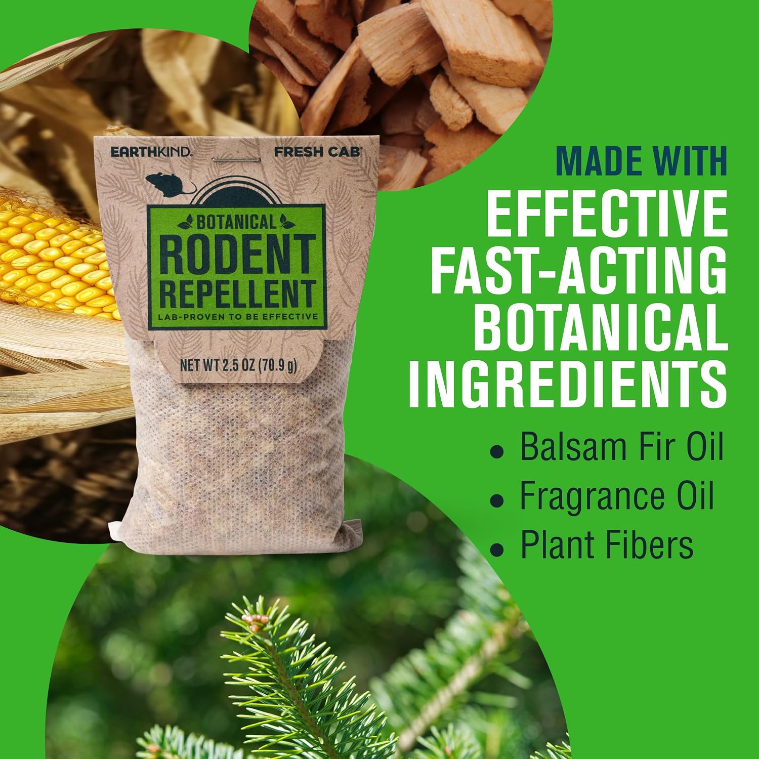 Rodent Repellent; Quickly Repelling Pests from Treated Areas; Preventing Re-Infestation for up To 3 Months; Safe for Children, Pets and the Environment; Non-Toxic; 8-Scent Pouches