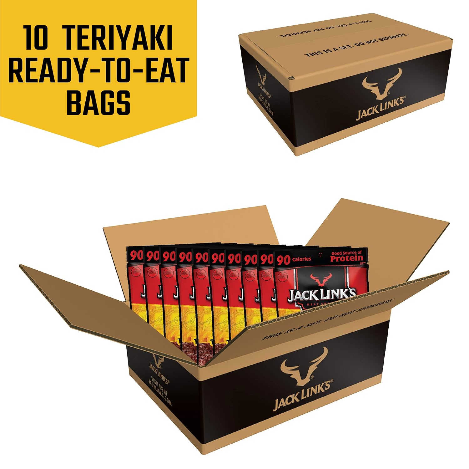 Jack Link's Premium Cuts Beef Steak Tender Bites, Teriyaki, 1.25 Ounce (Pack of 10)