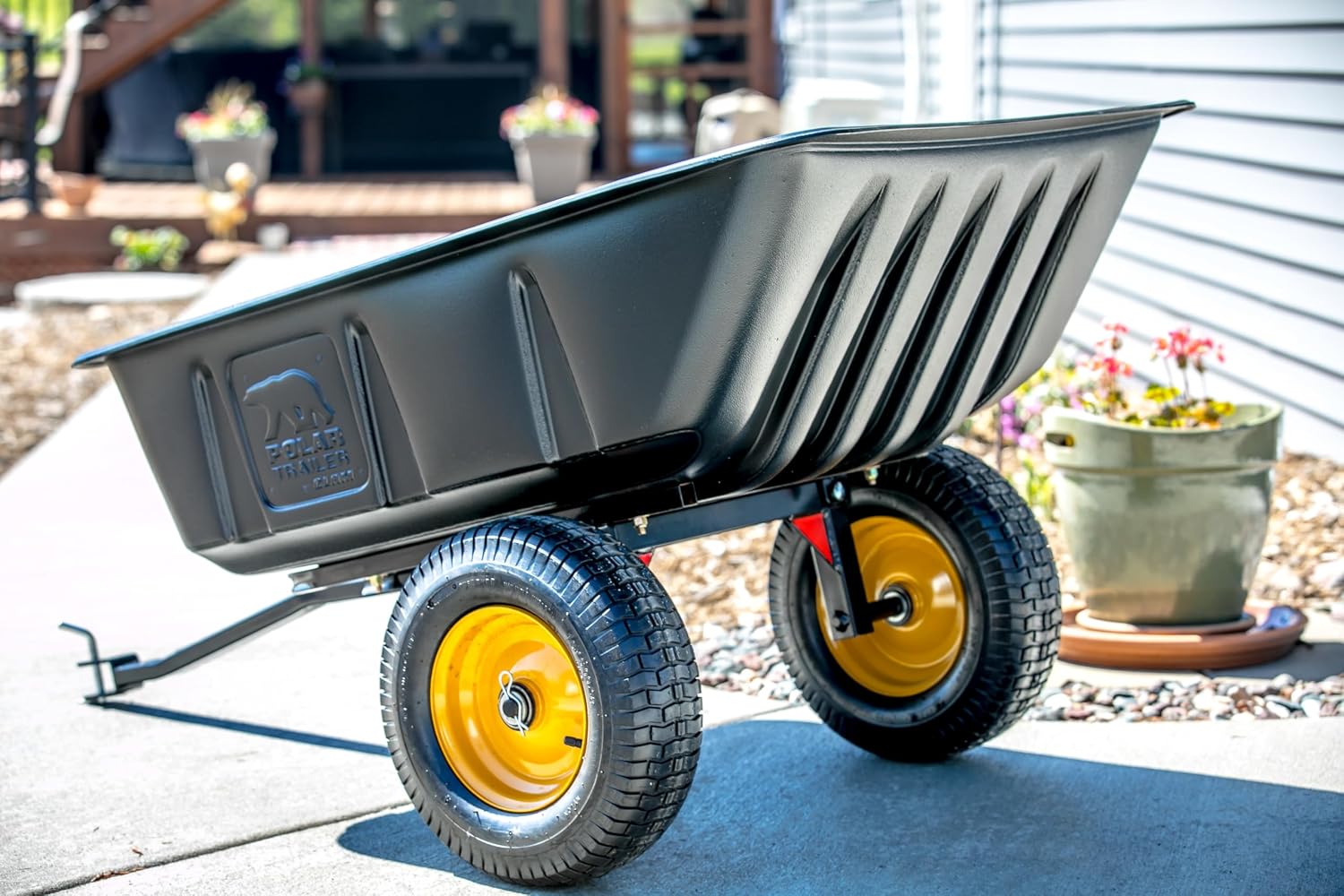 Polar LG7 Lawn & Garden Trailer 600 lb Capacity Model 9393