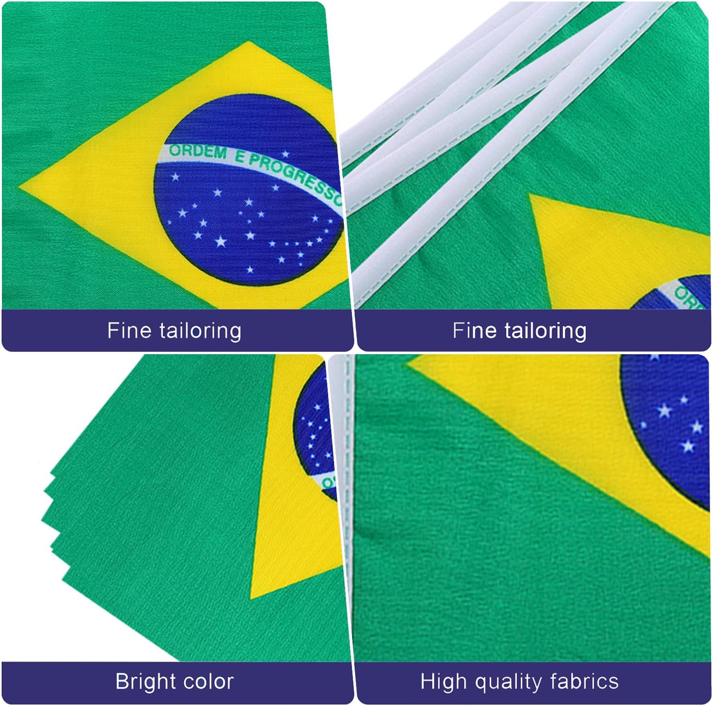 Nicaragua String Flags Banner Mini Small Nicaraguans Flag Bunting Patriotic Hanging Decor,National Holiday, Sports Game, Fiesta & Themed Party,18 Feet 20 Flags