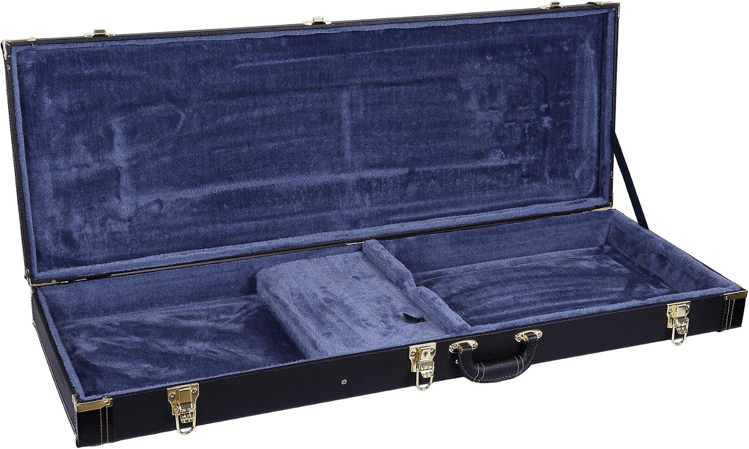 Crossrock Hardshell Arch Top wood case fits SG Electric Guitars-Black(CRW600SGBK)