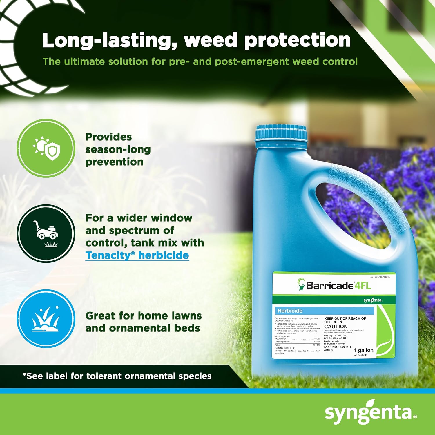 Barricade 4FL Herbicide - 1 Gallon