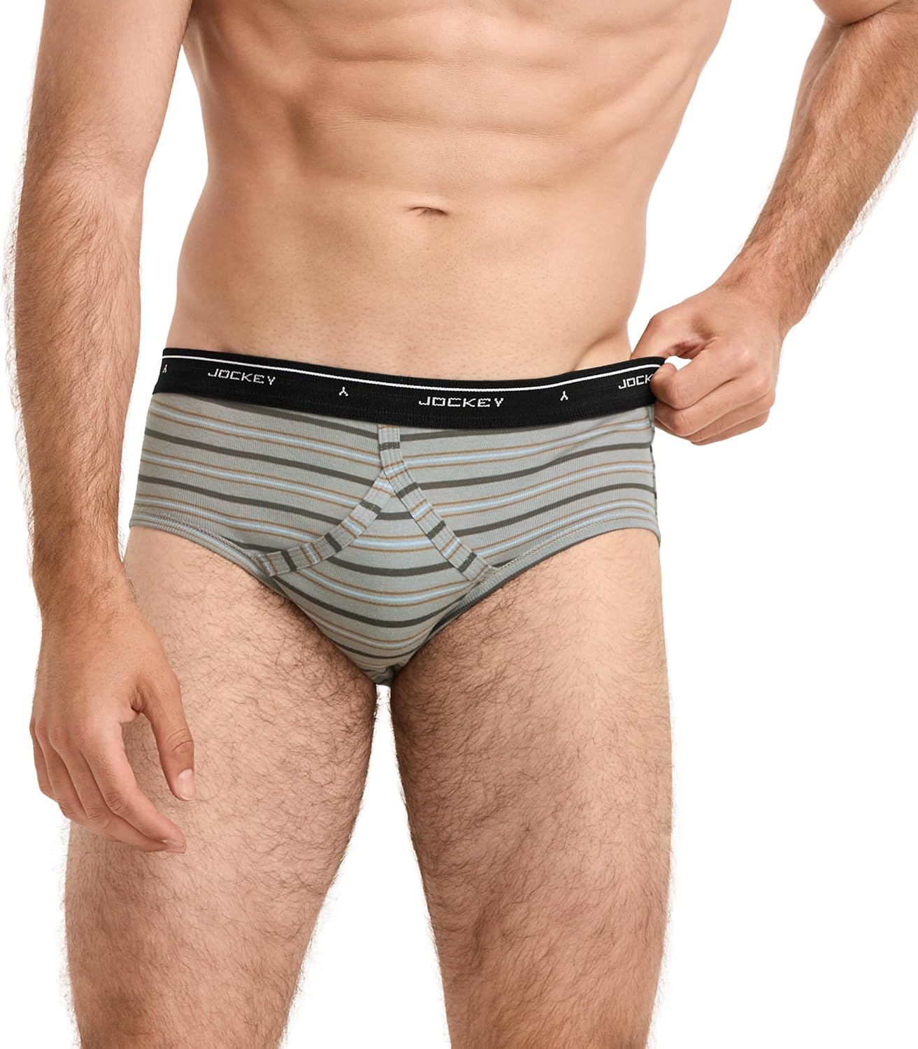 Jockey Classic Low Rise Brief- 3 Pack - 100% Cotton Underwear for Men