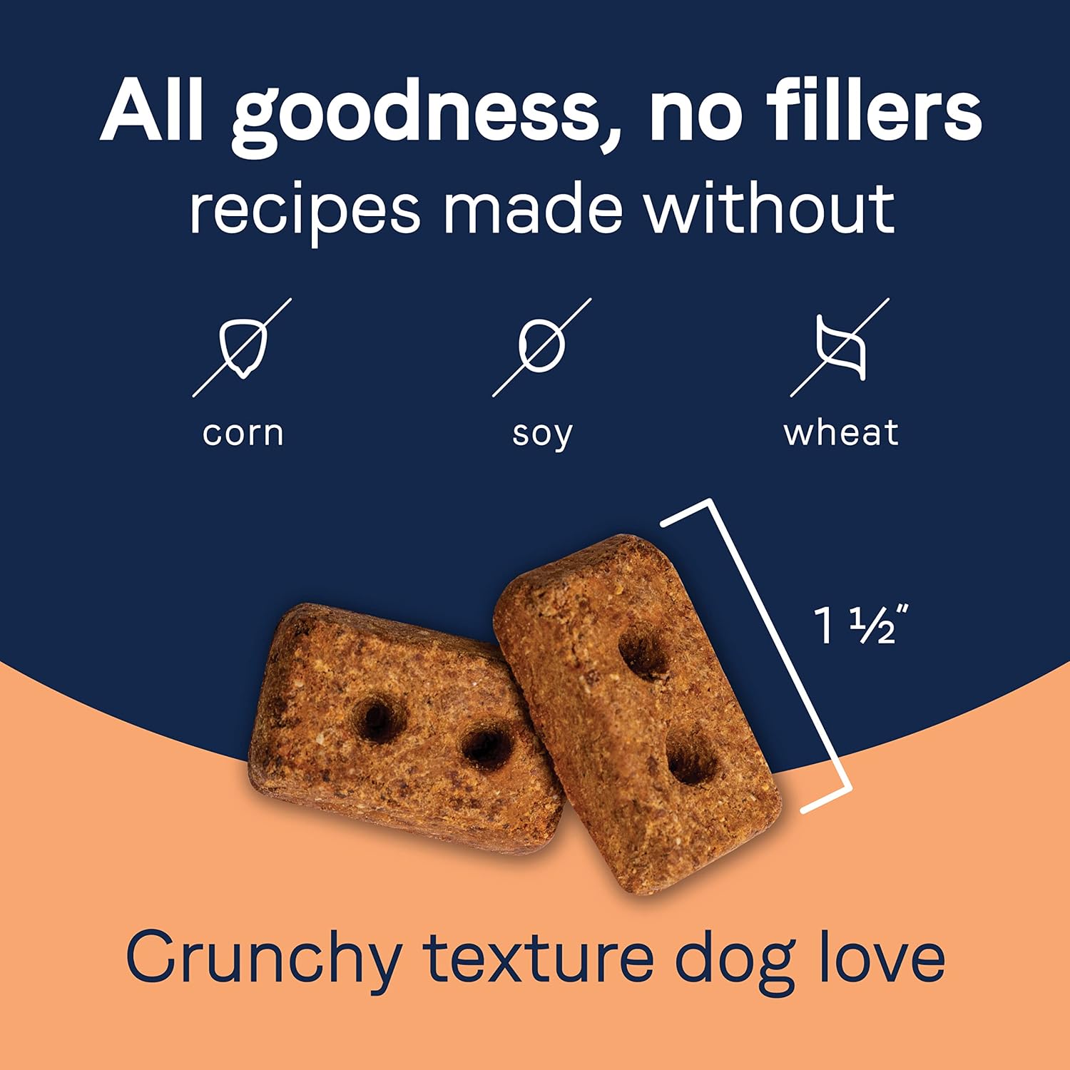 Canidae Pure Dog Treat Biscuits - Healthy & Nutrient Rich Dog Treats - Grain-Free Limited Ingredient Formula - Soy-Free - Crunchy Texture - Easy-Snap Design - 11 oz - Duck & Chickpea Recipe