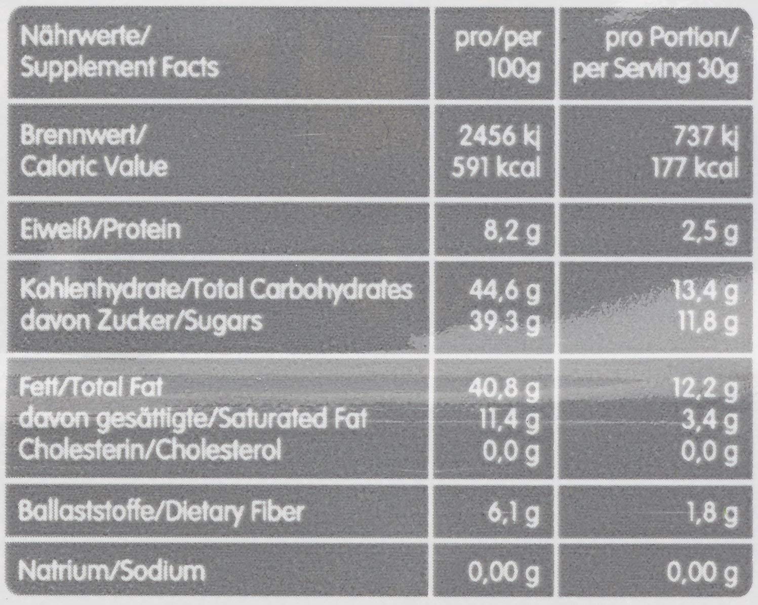 VEGO Organic Hazelnut Chocolate Bar, 150 GR