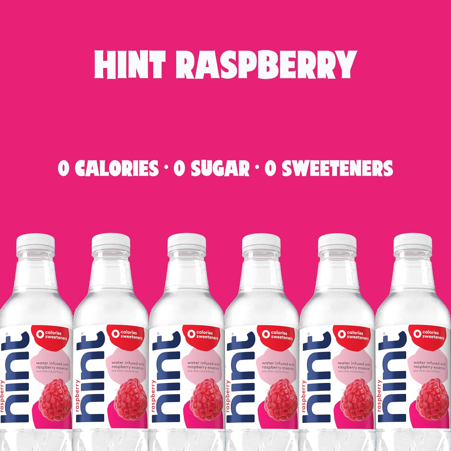 Hint Flavored Water Zero Sugar 0 Calories - Crisp Apple 16 FL oz, 12 pack | Crisp, refreshing water, fruit flavors. 0 calories, 0 sugar, 0 sweeteners. Hydration for wellness. Gluten-free, Kosher, Vegan