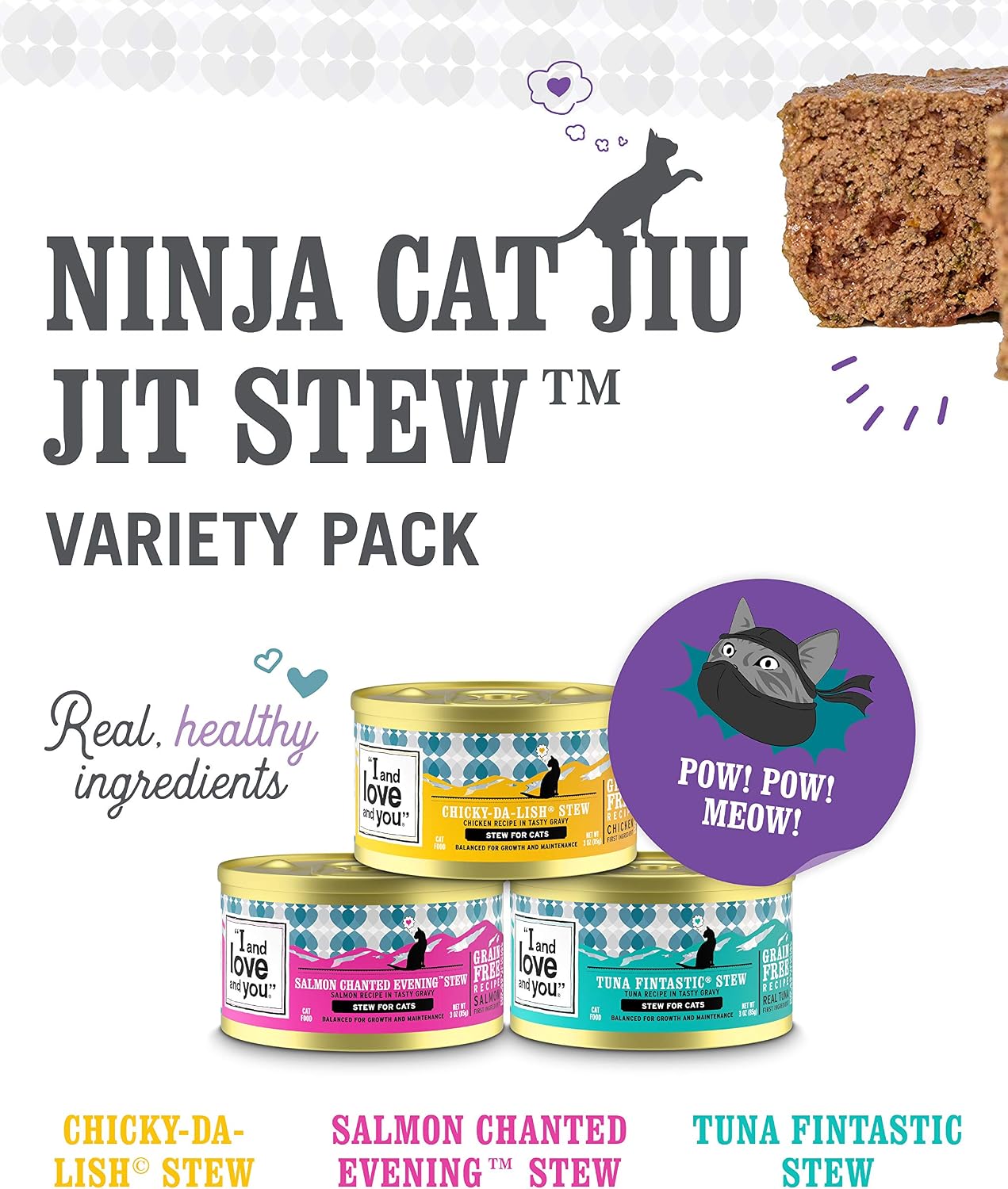 I AND LOVE AND YOU, Cat Food Variety, 3 Ounce, 12 Pack