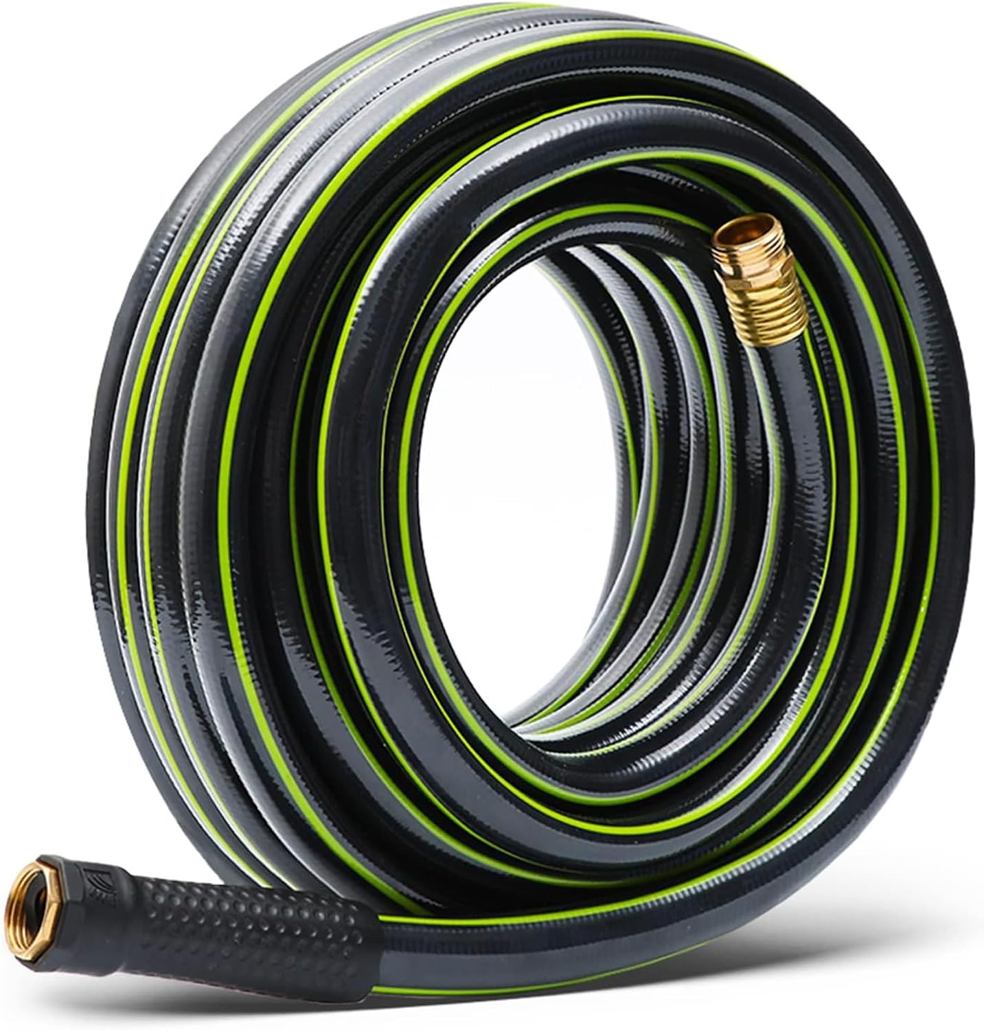 Worth Garden Hose 3/4 in. x 50 ft. - Heavy Duty Lightweight PVC Water Hose - Flexible, No Kink, Leakproof, Male to Female Fittings - 200PSI Work & 500PSI Burst, for Lawn, Gardening & Commercial Use