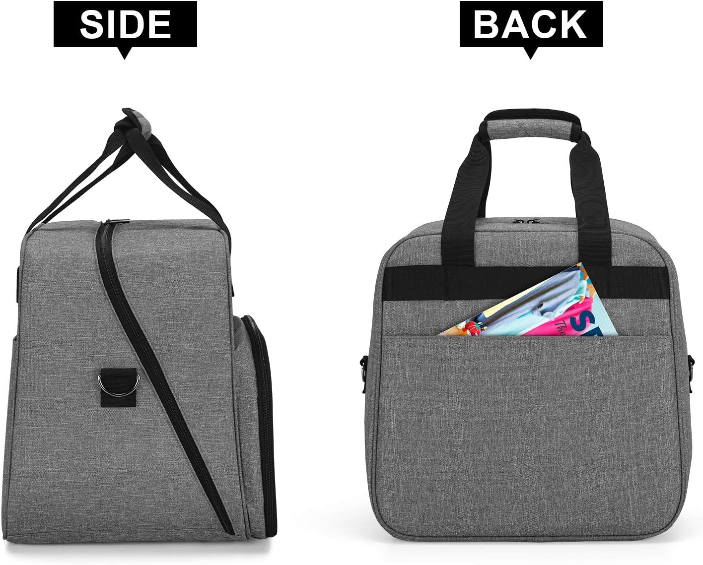 Yarwo Serger Machine Carrying Case for Universal Overlock Sewing Machine