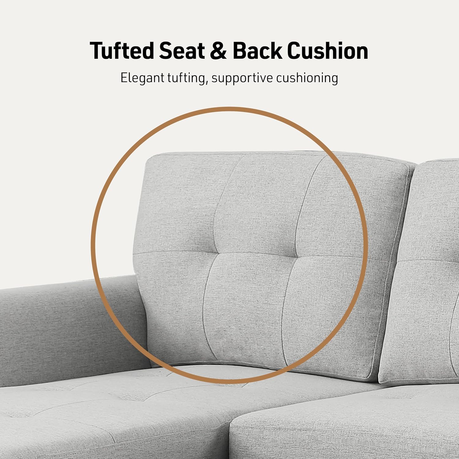 Lilola Home Convertible Sectional Sleeper Sofa Bed 84 Inch, L Shaped Couch with Pull Out Bed, Storage Chaise, Removable Back Cushions for Living Room, Office, Linen Fabric, Dark Gray