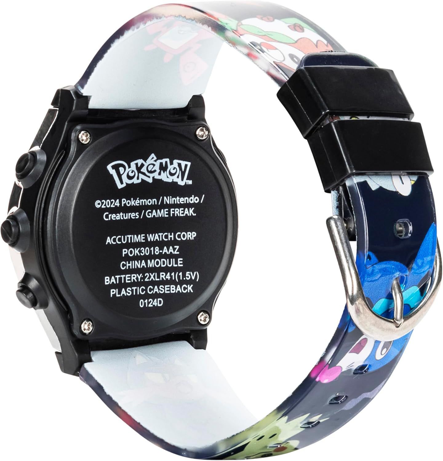 Accutime Kids Pokemon Digital LCD Quartz Watch for Boys, Girls, and Adults All Ages