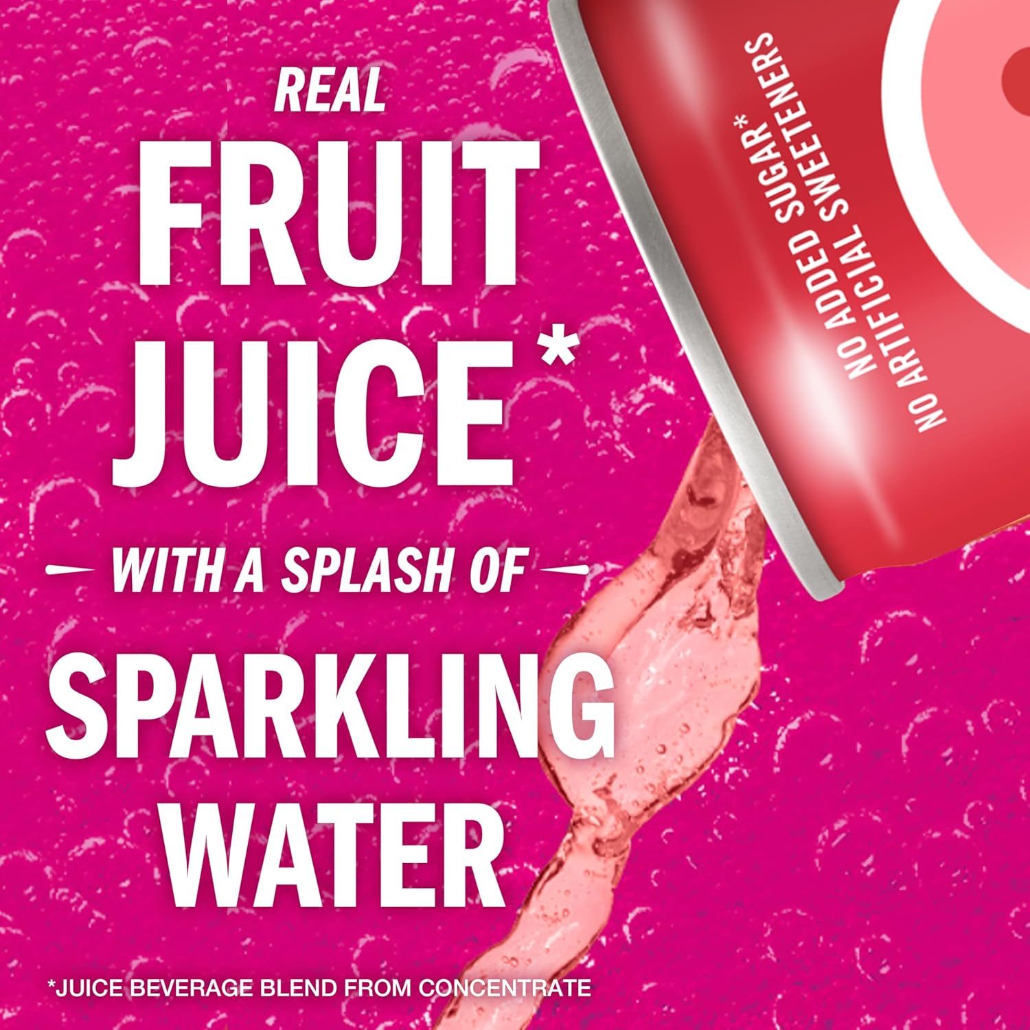 IZZE Sparkling Water Juice Beverage Blend, Pineapple, No Sugar Added, 8.4 FL OZ, 24 Cans