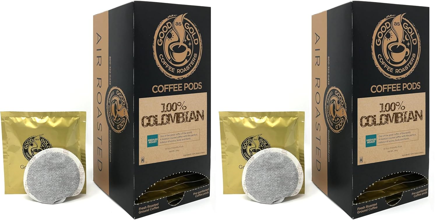 SUMATRA DARK ROAST COFFEE PODS - Good As Gold Coffee - (1 Box / 18 Single Serve Coffee Pods)