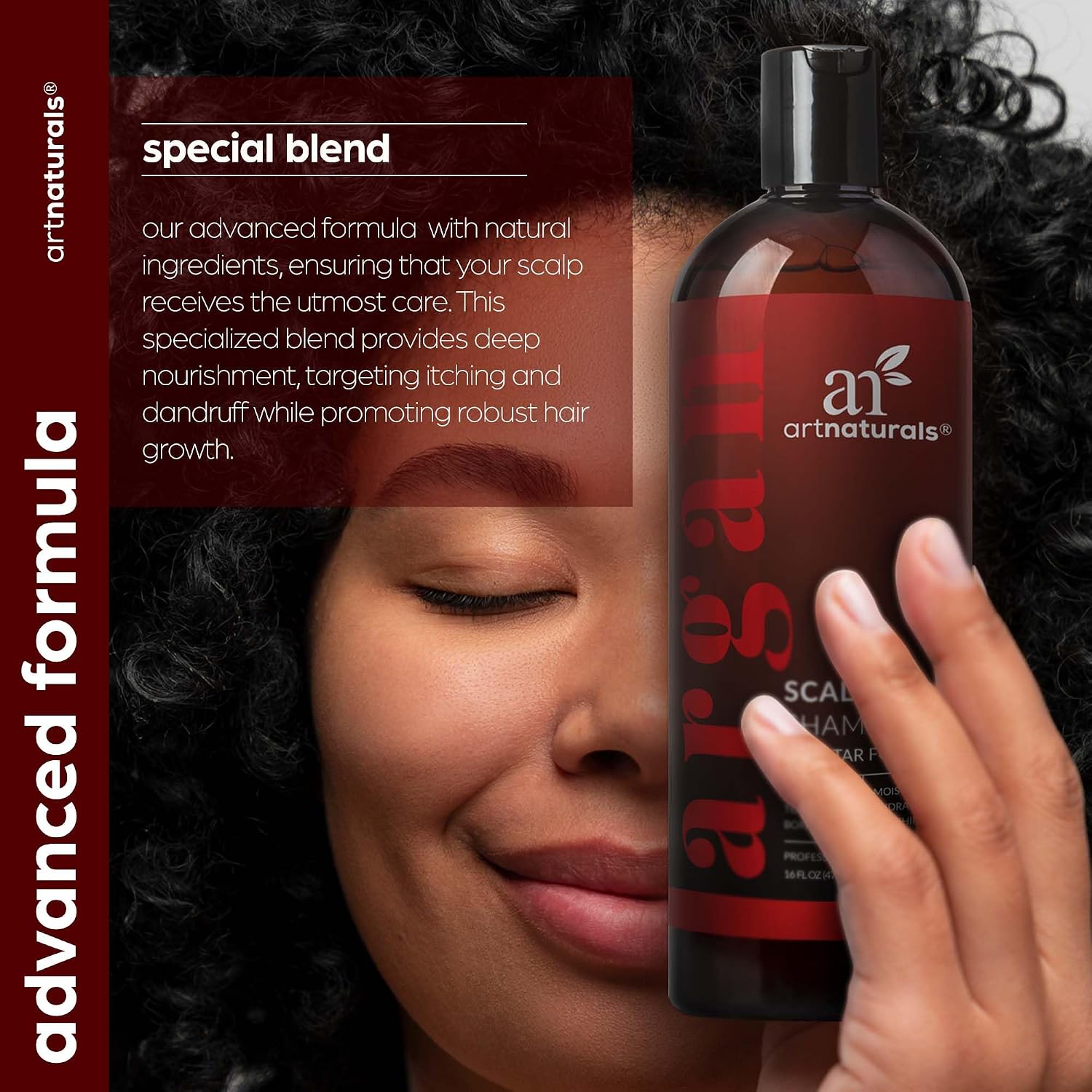 Artnaturals Therapeutic Argan Shampoo with Coal Tar, 16 fl oz