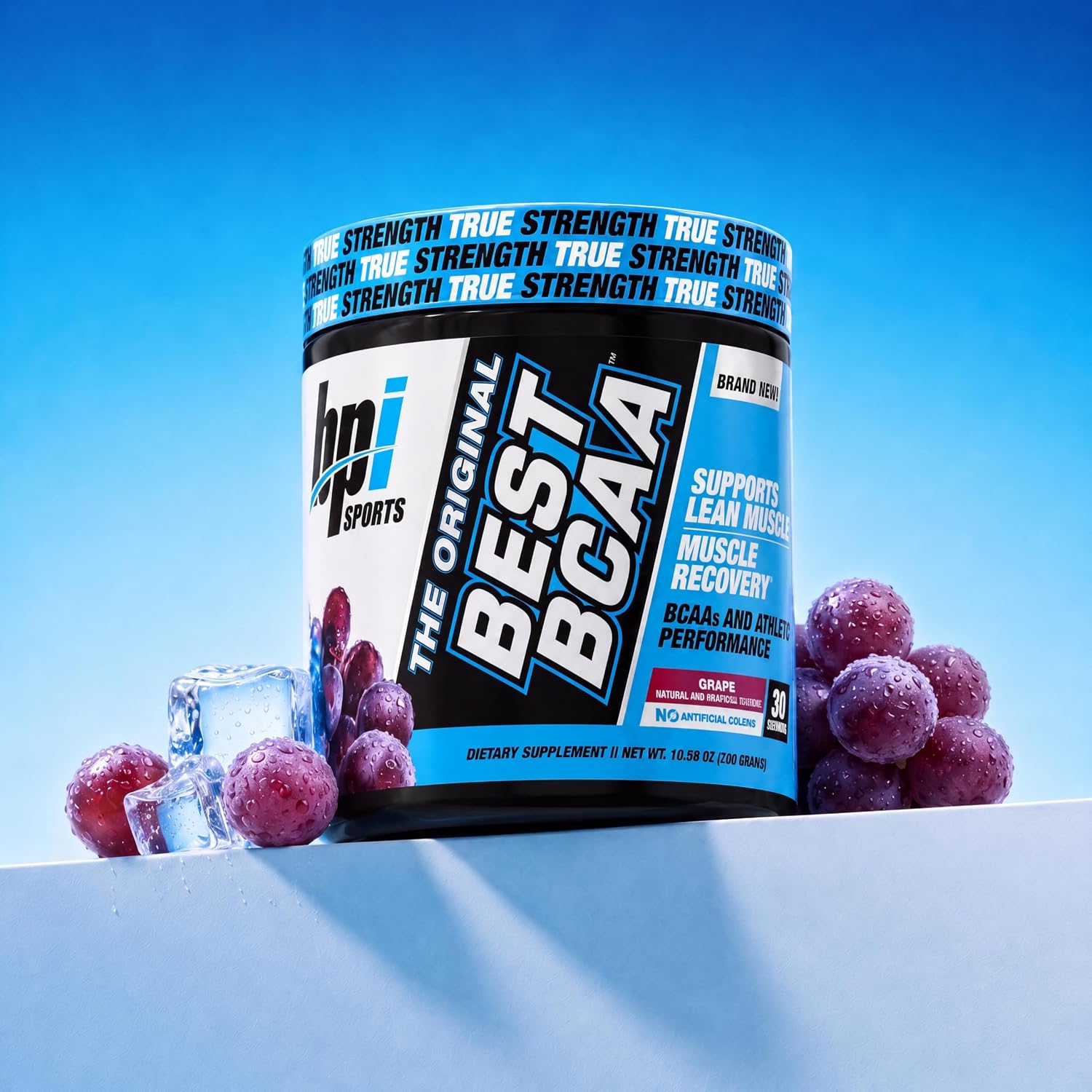 BPI Sports Best BCAA Powder – Muscle Recovery Support, Grape, 30 Servings