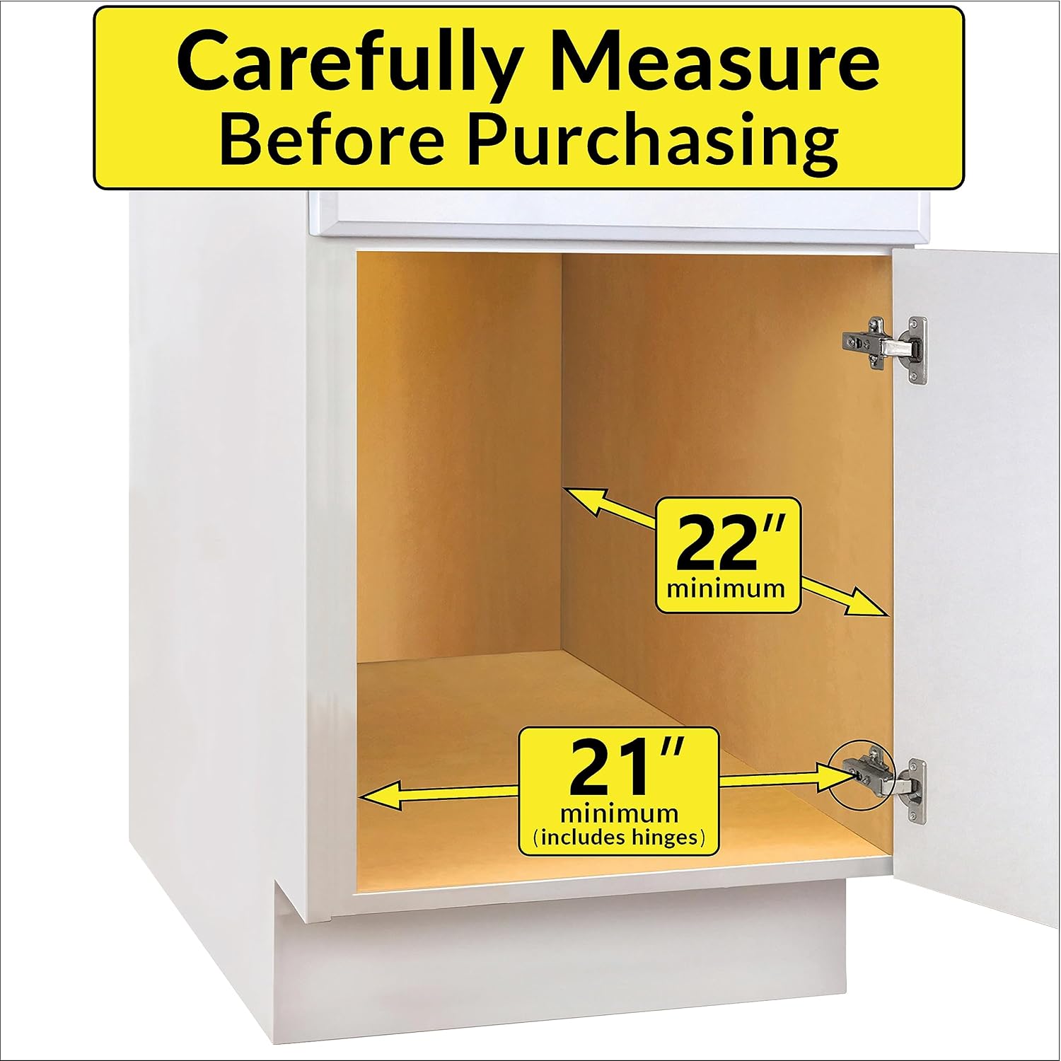 LYNK PROFESSIONAL® Pull Out Cabinet Organizer, Kitchen Slide Out Drawer | 11W x 21D Chrome cabinet pull-out shelves with 3/4-extension glides create easy-access storage for cookware and pantry items