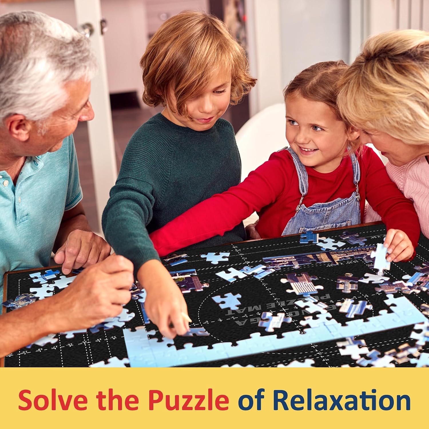 Puzzle Mat Roll Up Puzzles Board for Jigsaw Up to 2000, 1500, 1000