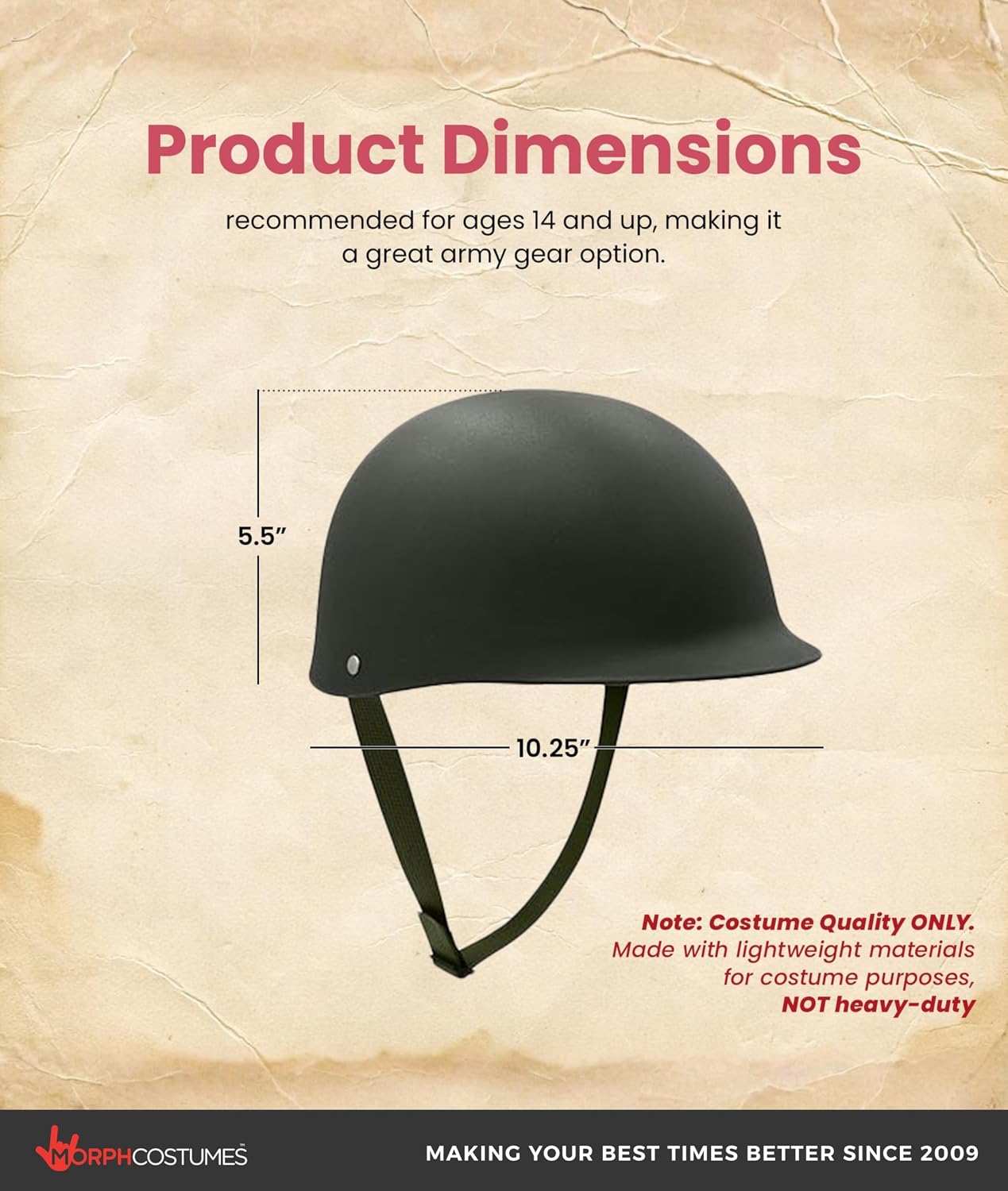 Nicky Bigs Novelties Military Helmet, US Army Helmet, WW2 Helmets, Army Hat, Green Helmets, US Soldier Costume