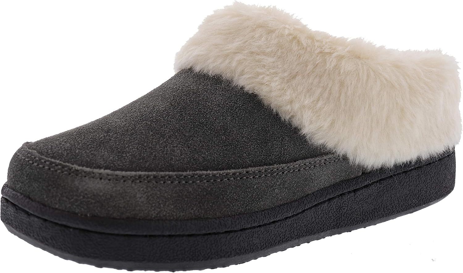 Clarks Womens Faux Fur Lined Clog Slippers Warm Cozy Indoor Outdoor Plush Slipper for Women