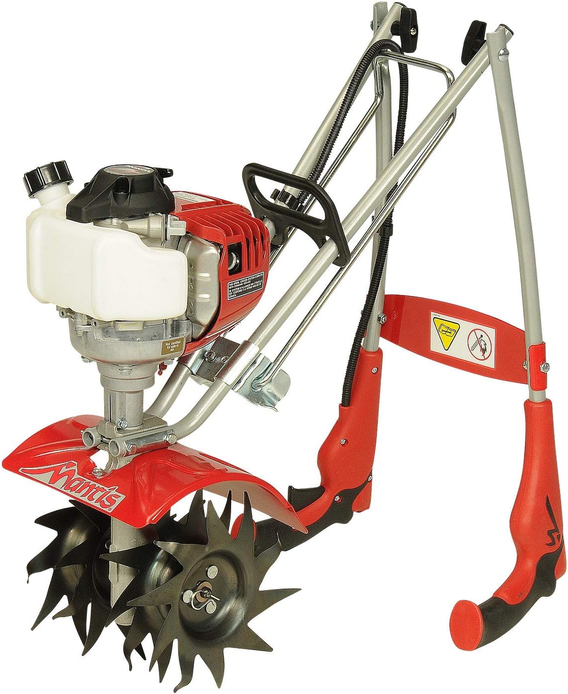 Mantis 7940 4-Cycle Tiller Cultivator Powered by Honda – Lightweight, Powerful and Compact - No Fuel Mix