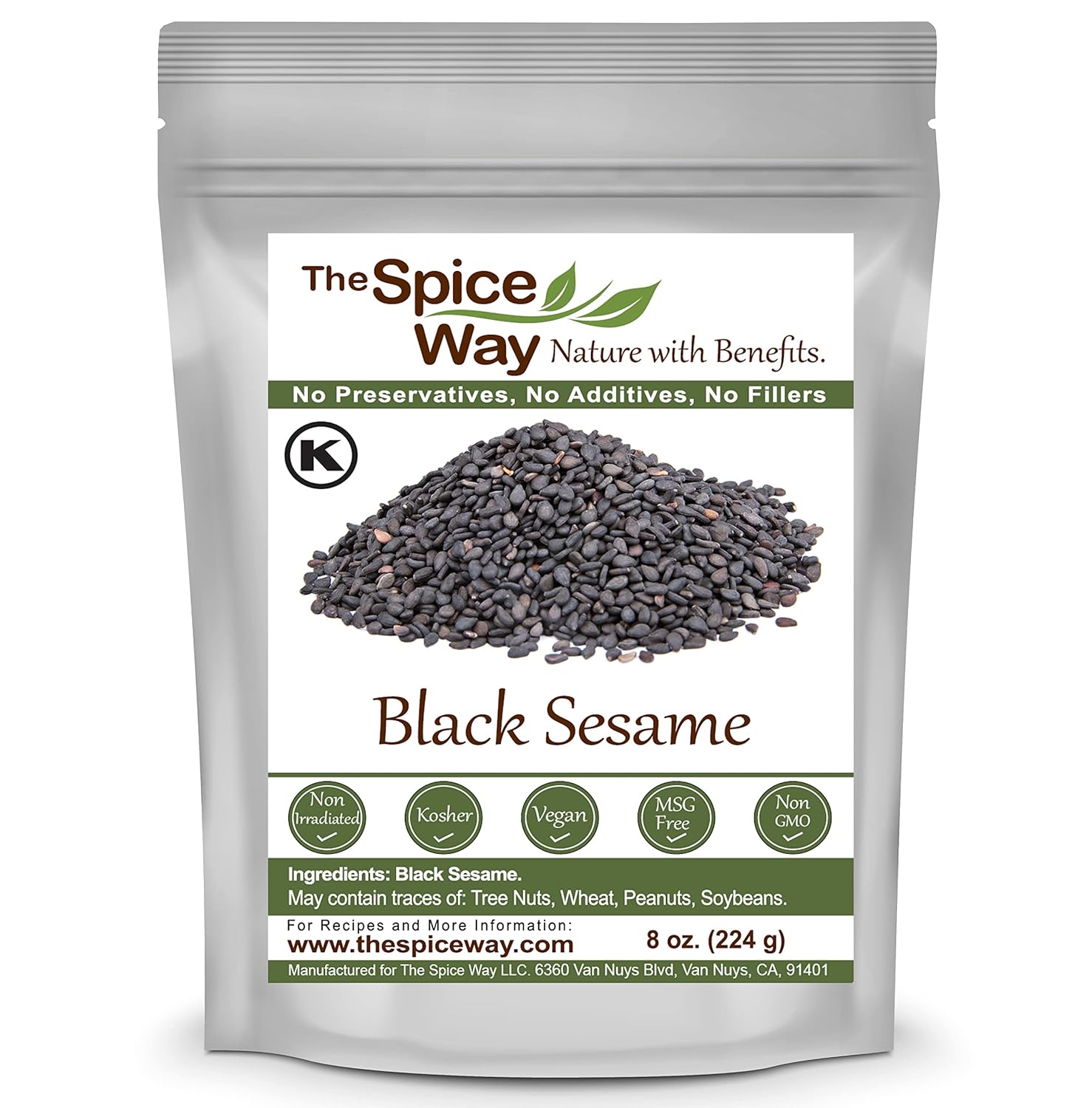 The Spice Way Black Sesame Seeds - 8 oz