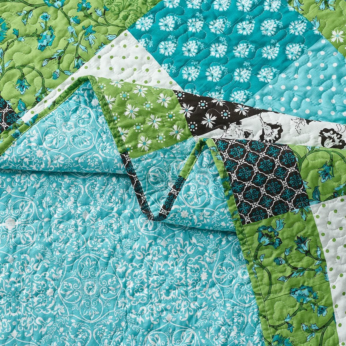 Royal Hotel Ayat Birds Oversized Coverlet Set Queen Size – Luxury Queen Quilt Bedspread, All Season Soft Filled Quilts