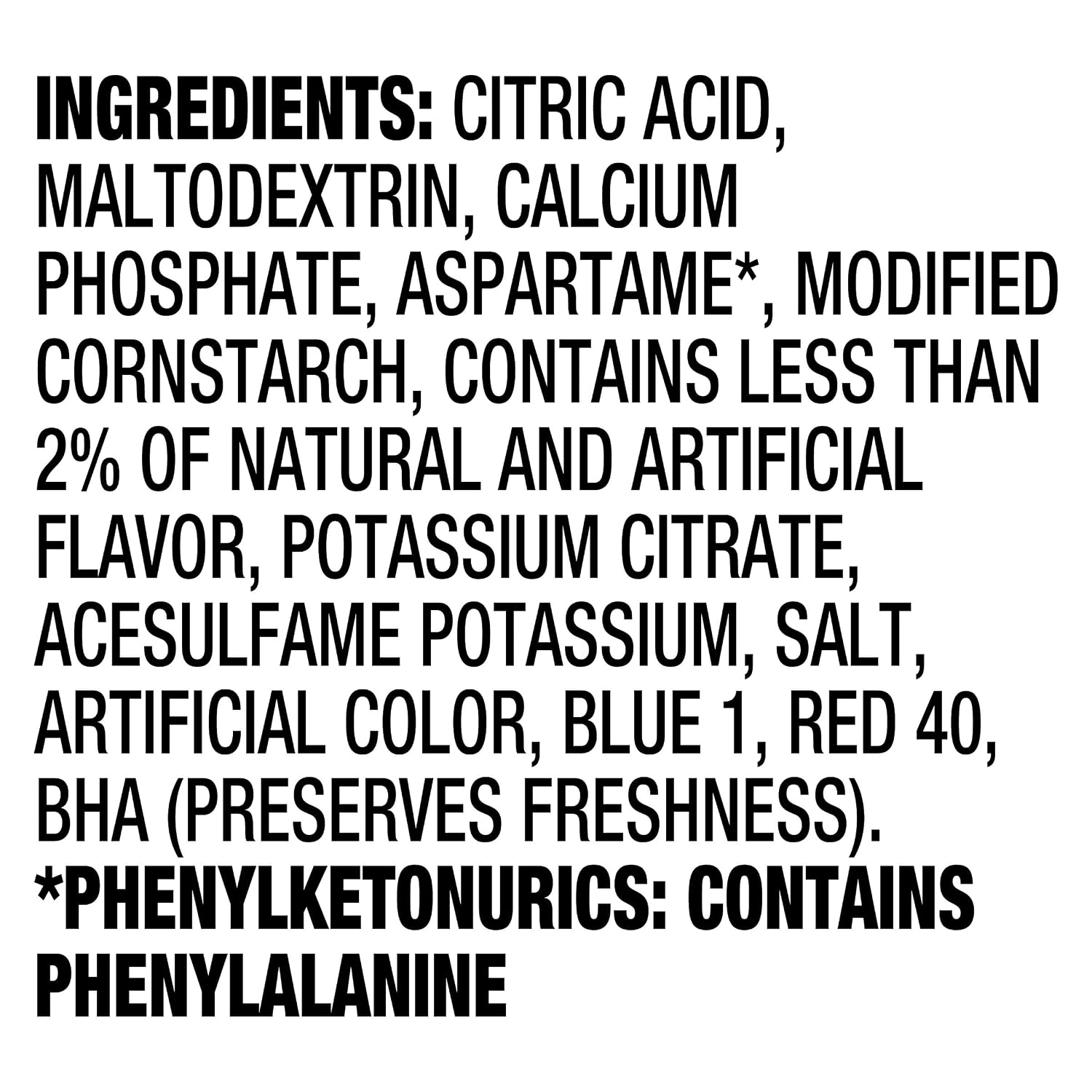 Crystal Light Powdered Drink Mix, 72 Pitcher Pkts, Fruit Punch
