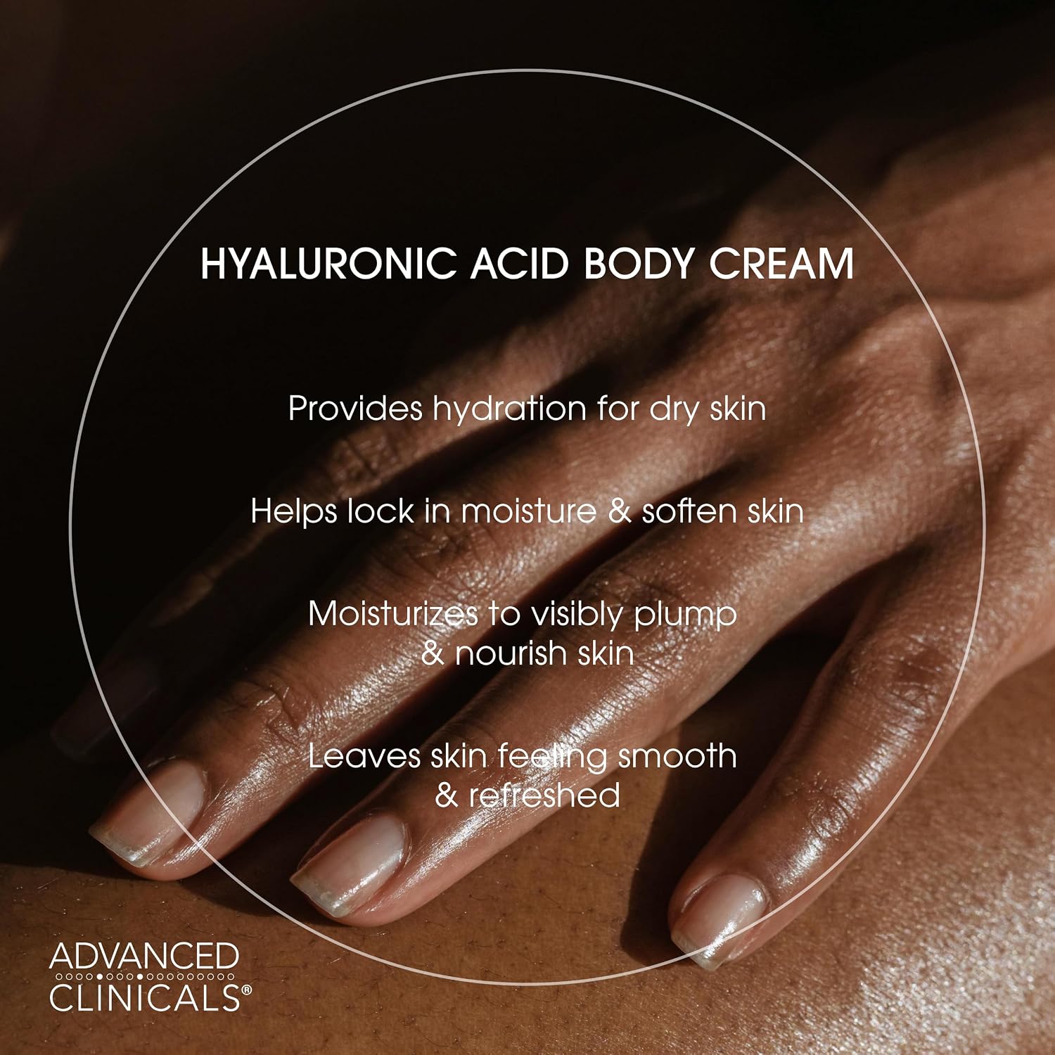 Advanced Clinicals Coconut Oil Body Cream For Women & Men | Hydrating Coconut Lotion For Extremely Dry Skin | Visible Anti Aging Body Butter Skin Care Balm Moisturizer For Hand, Heel, Feet, 16 Ounce