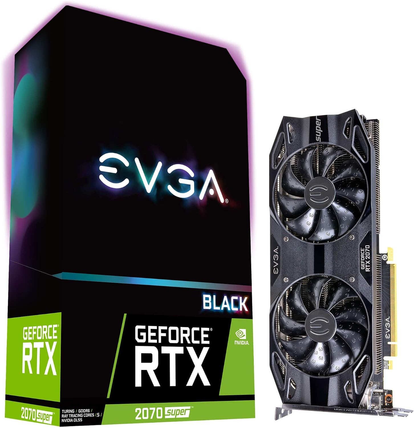 EVGA 08G-P4-3071-KR GeForce RTX 2070 Super Gaming, 8GB GDDR6 (Renewed)