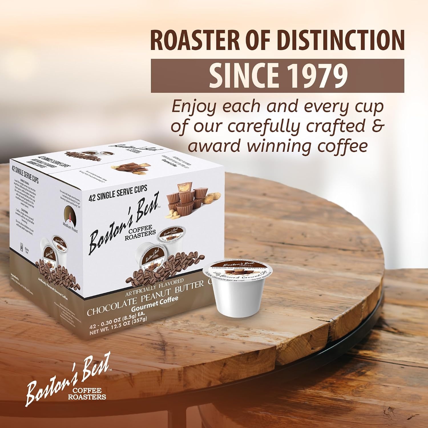 Boston’s Best - Aloha Coconut Flavored Delicious Gourmet Coffee Compatible with Keurig Coffee Maker, 1 Count (42 Single Serve Cups)