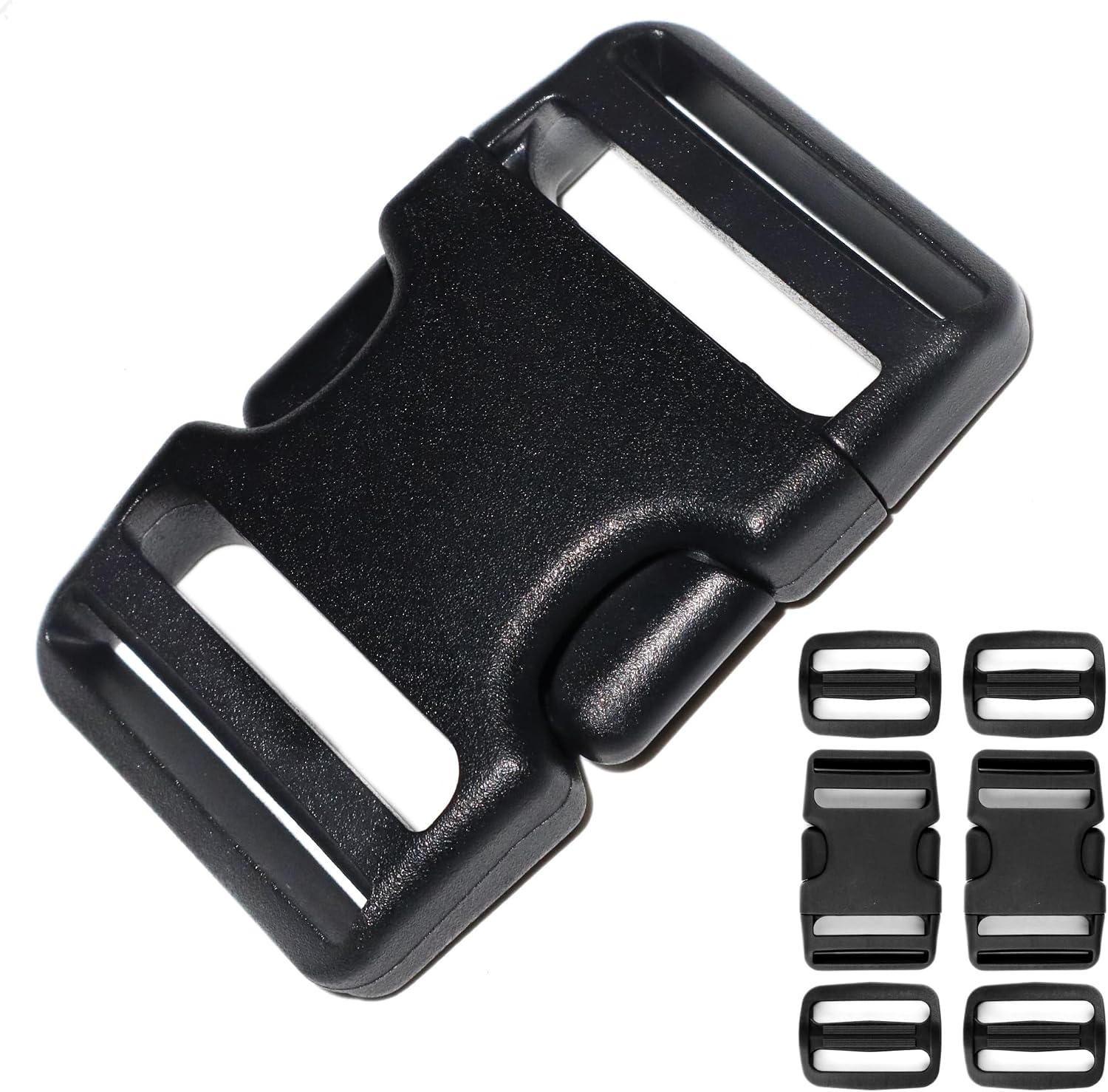 Buckle 1" Wide Inside, Quick Side Release Buckle for 1 inch/25mm Webbing Straps