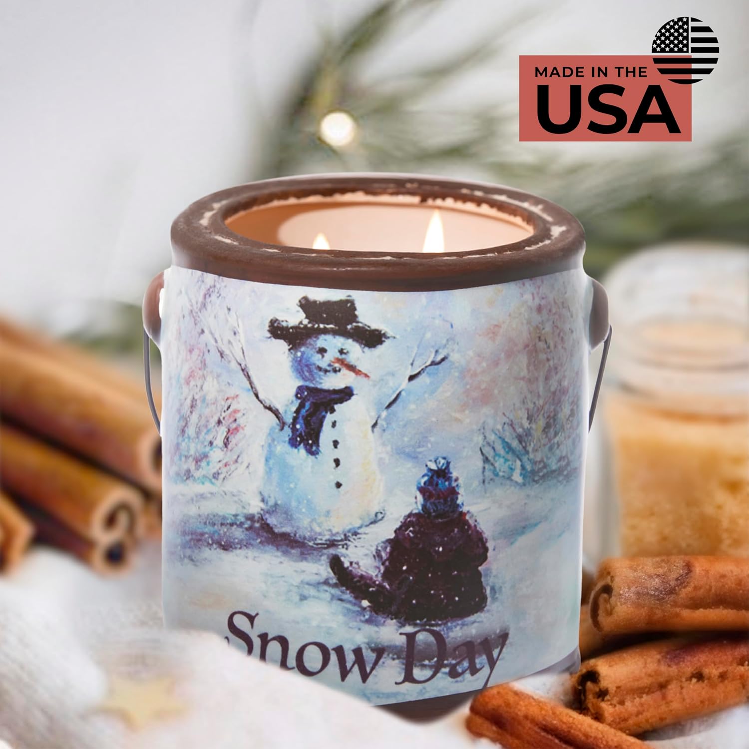 A CHEERFUL GIVER 95hr 20oz Scented Candle - Balsam Fir - Multi-Wick Glass Candle - Gifts For Men and Women