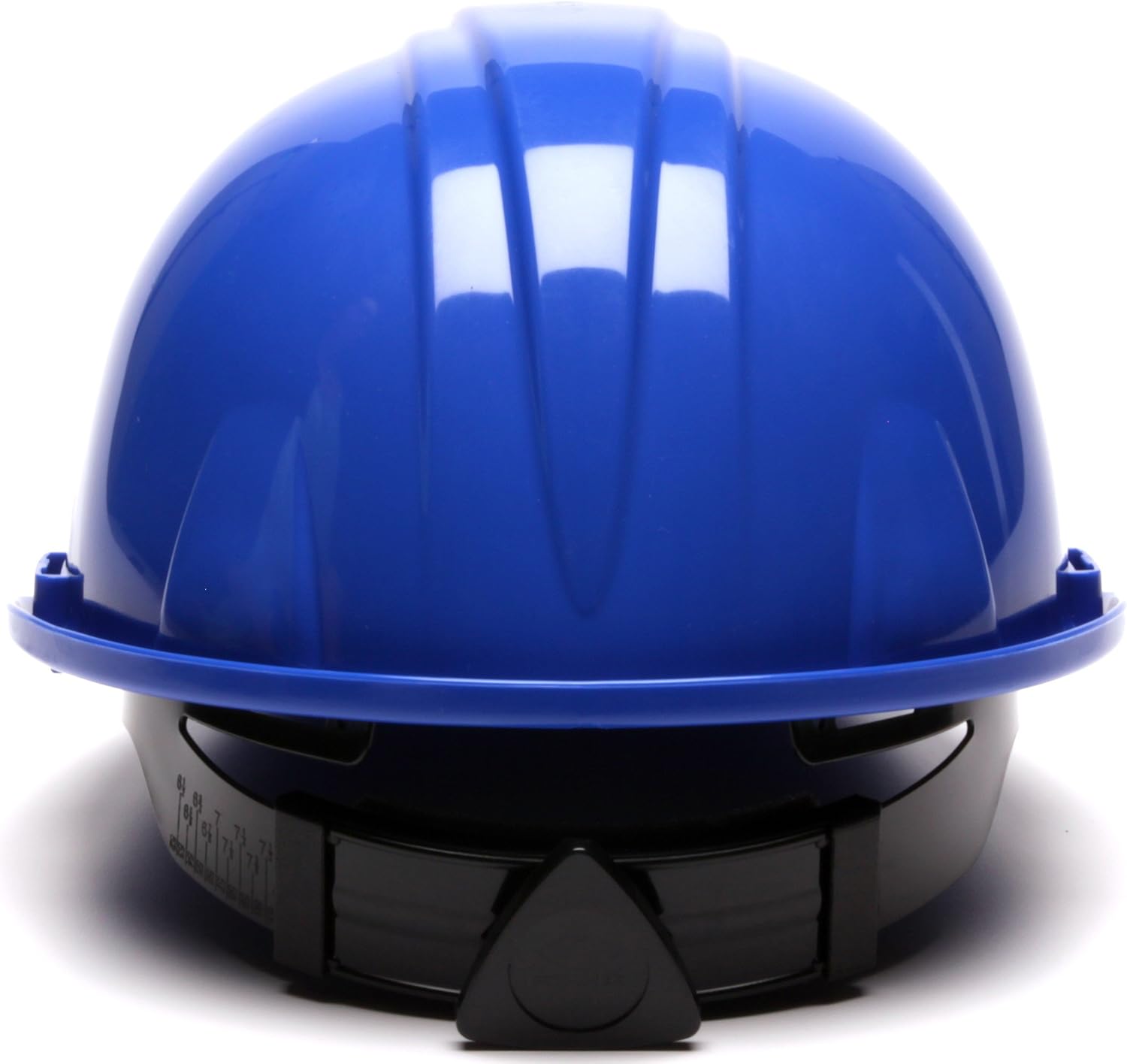 Pyramex Safety Cap Style 4 Point Ratchet Suspension Hard Hat with Rain Trough - Comfortable Low Profile Design, Blue, One Size (HP14160)