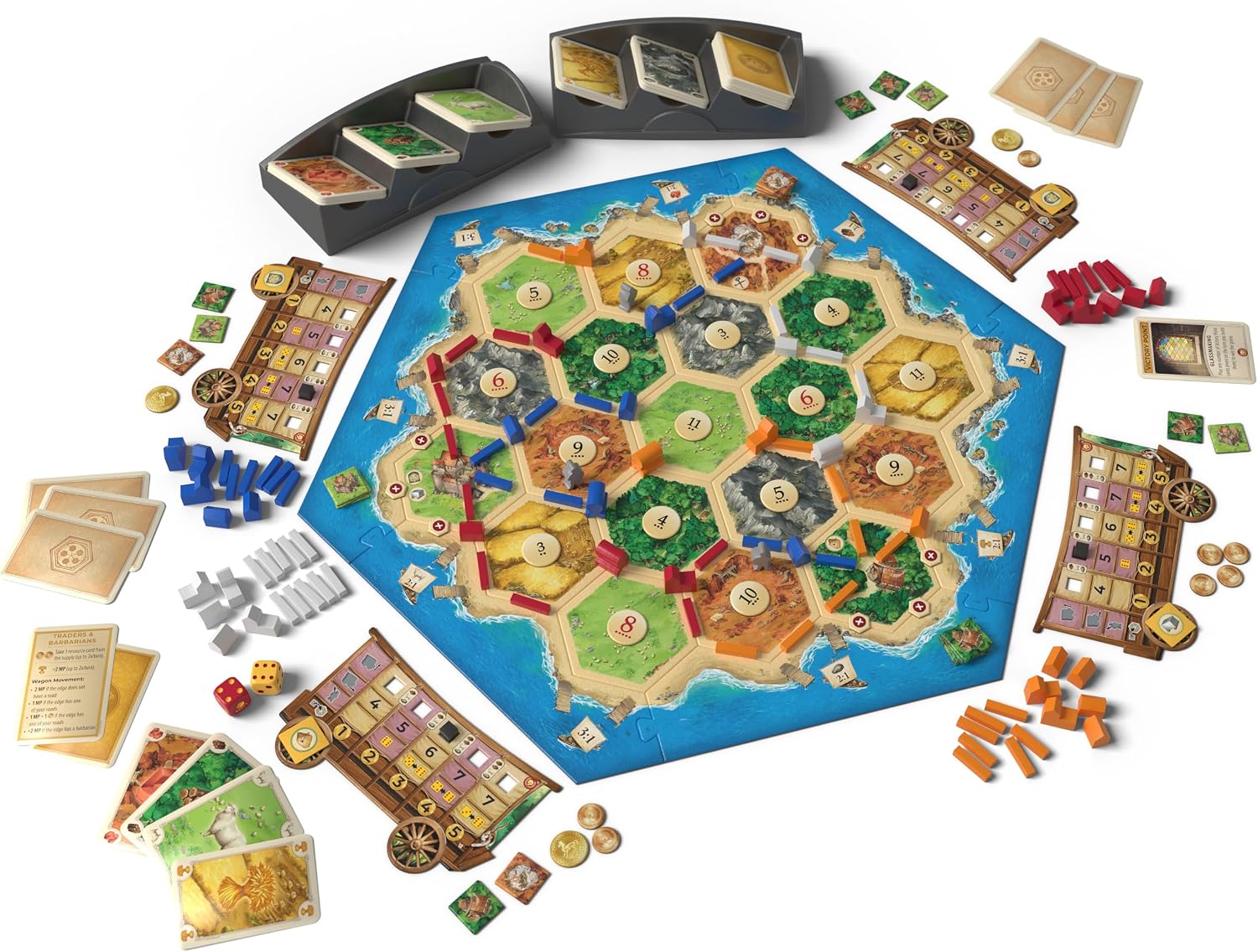 CATAN Traders & Barbarians Board Game Expansion - Customize Your Asmodee CATAN Experience, Strategy Game, Family Game for Kids and Adults, Ages 12+, 3-4 Players, 90 Minute Playtime | Customize Your Asmodee CATAN Experience, Strategy Game, Family Game for…