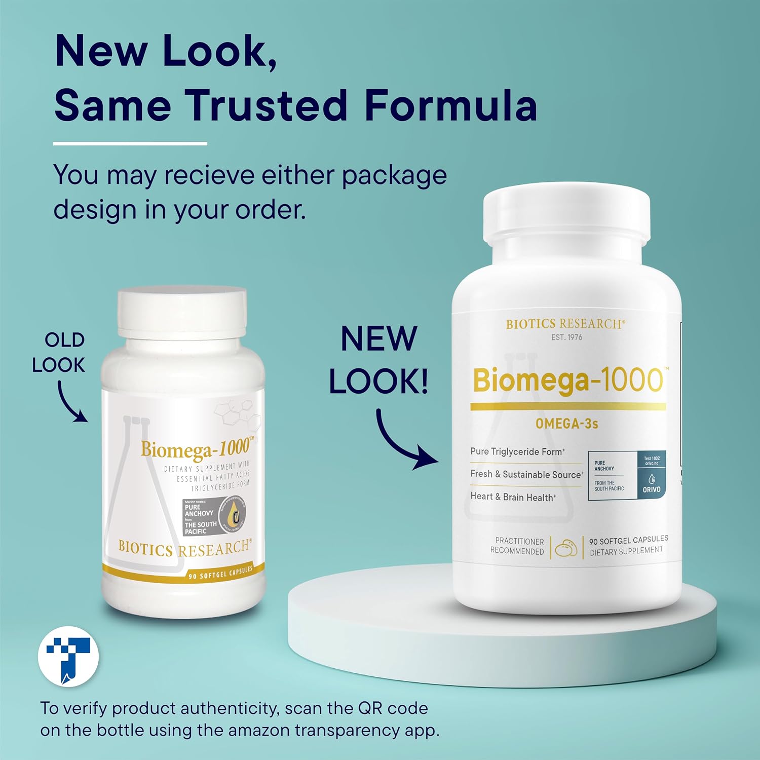 Biotics Research Biomega-1000™ Omega 3 Fish Oil With EPA 529mg / DHA 353mg– Omega-3 Fatty Acids 1000 mg- Highly Concentrated Fish Oil 90 Days