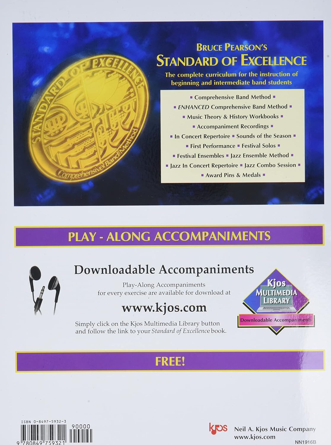 W21XE - Standard of Excellence Book 1 - Alto Saxophone