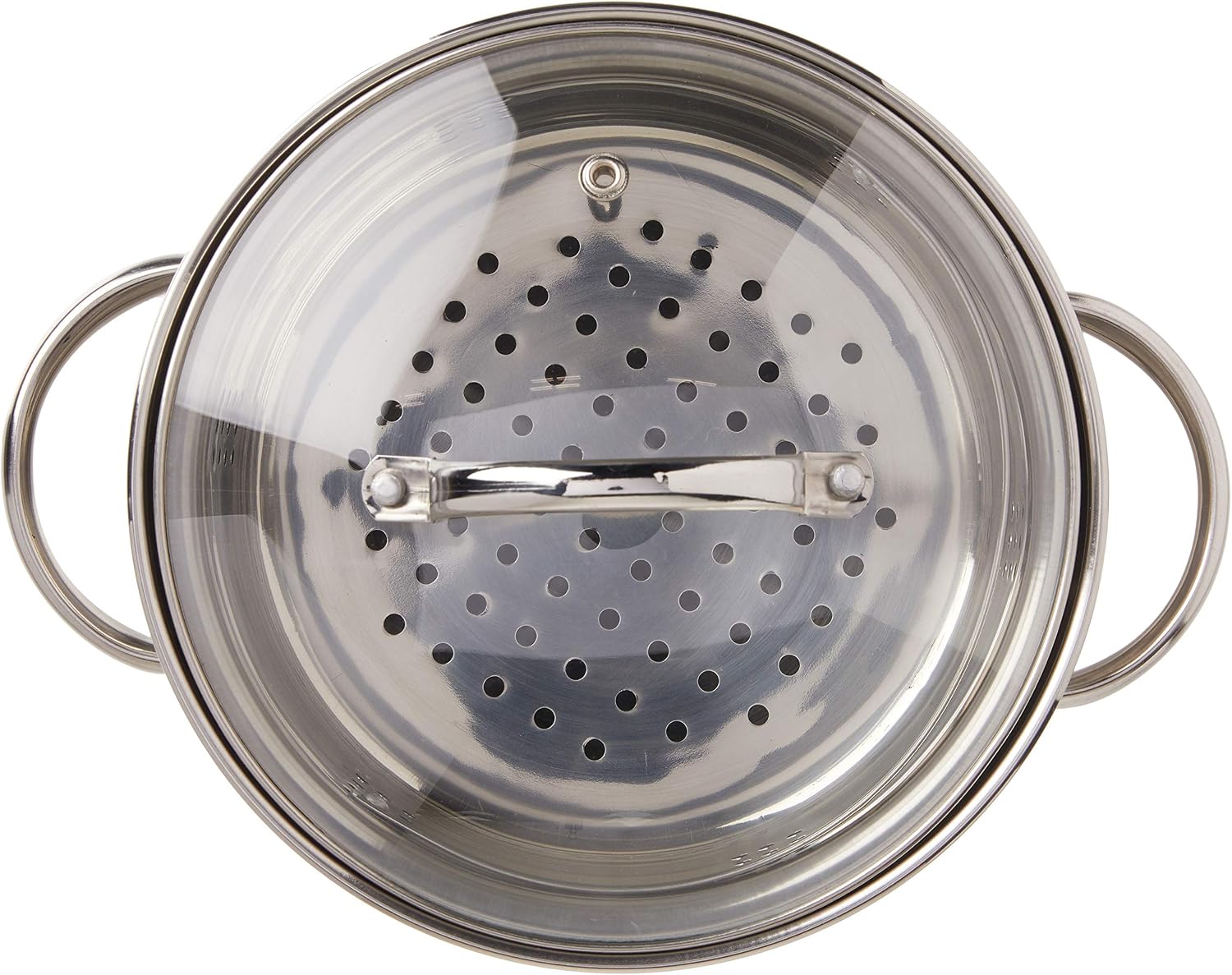 Norpro 4-Quart Steamer Cooker, 3 Piece Set, Stainless Steel
