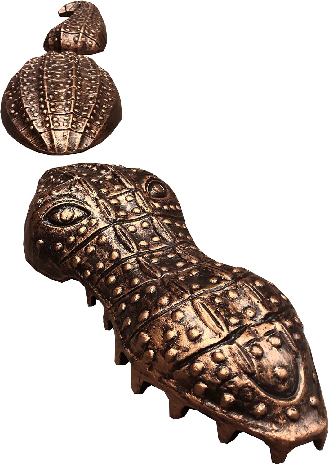 Oakland Living Cast Aluminum Decorative Garden Gator, Antique Bronze