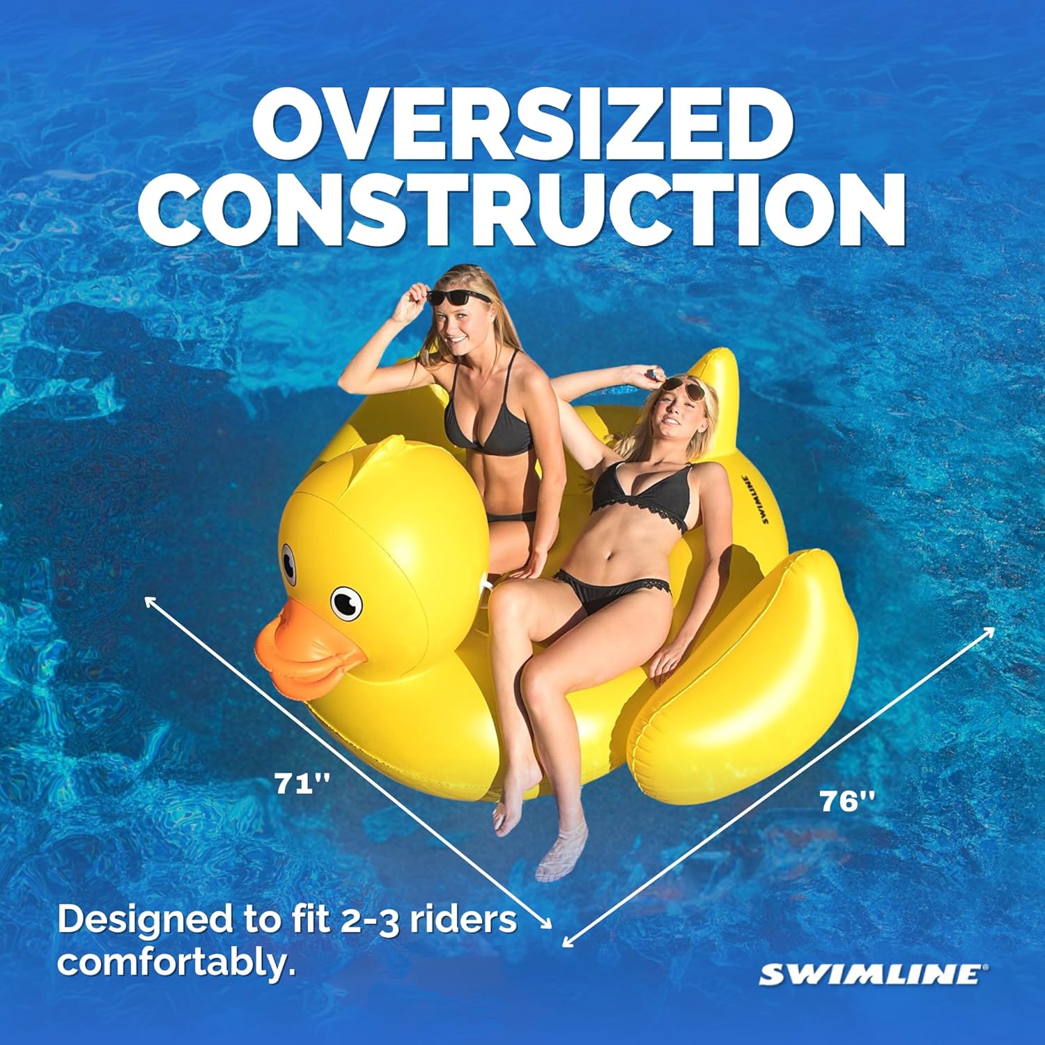 SWIMLINE Original Giant Inflatable Pool Float Floatie Ride-On