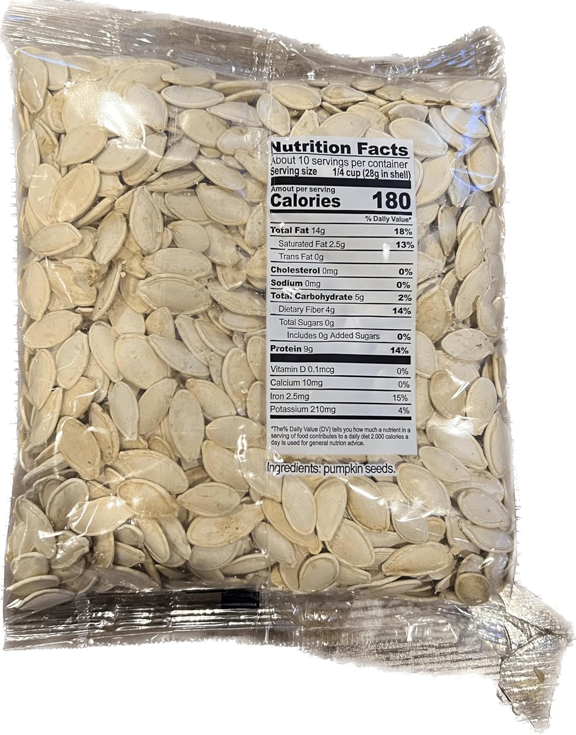 Golden Collection Unsalted Roasted Pumpkin Seeds 300gr