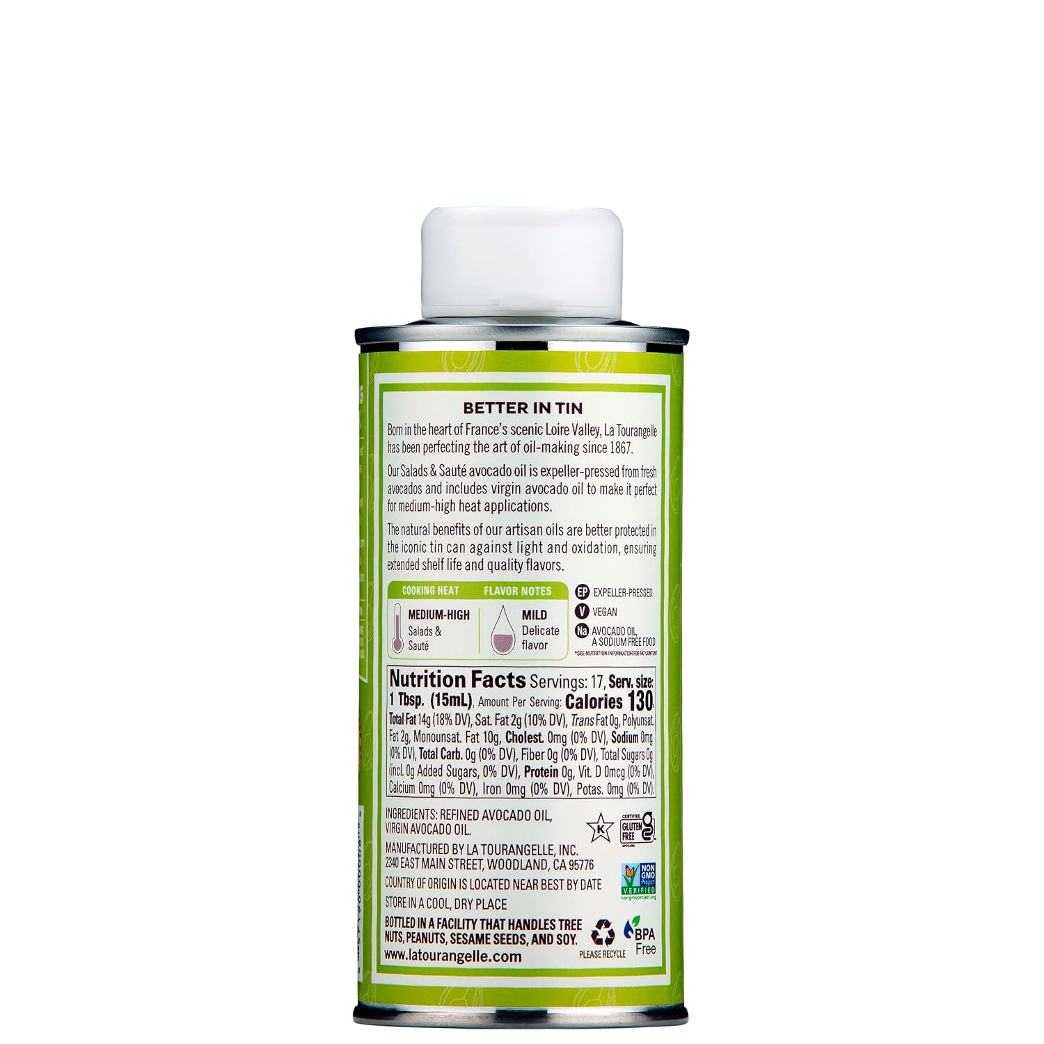 La Tourangelle Toasted Pumpkin Seed Oil, for Cooking, Dressings, 8.45 fl oz | Made Using Traditional Styrian Techniques, Great for Pastas and Spreads, Health and Beauty Oil, Gluten Free, Non-GMO
